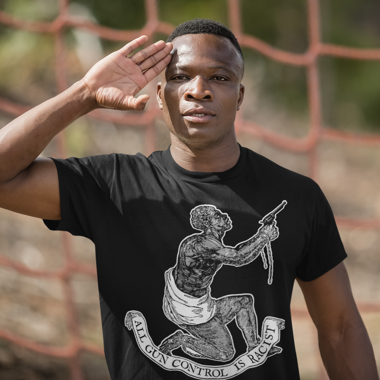 All Gun Control Is Racist Short-Sleeve Unisex T-Shirt