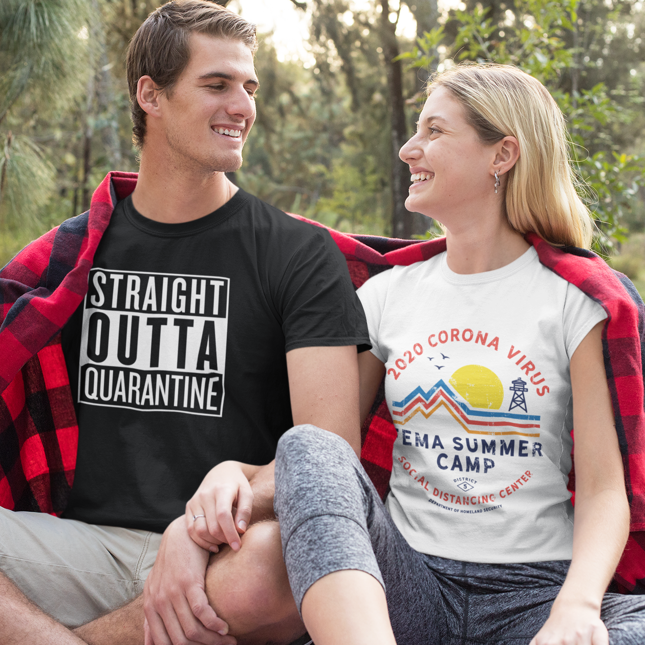 Straight Outta Quarantine Short-Sleeve Unisex T-Shirt