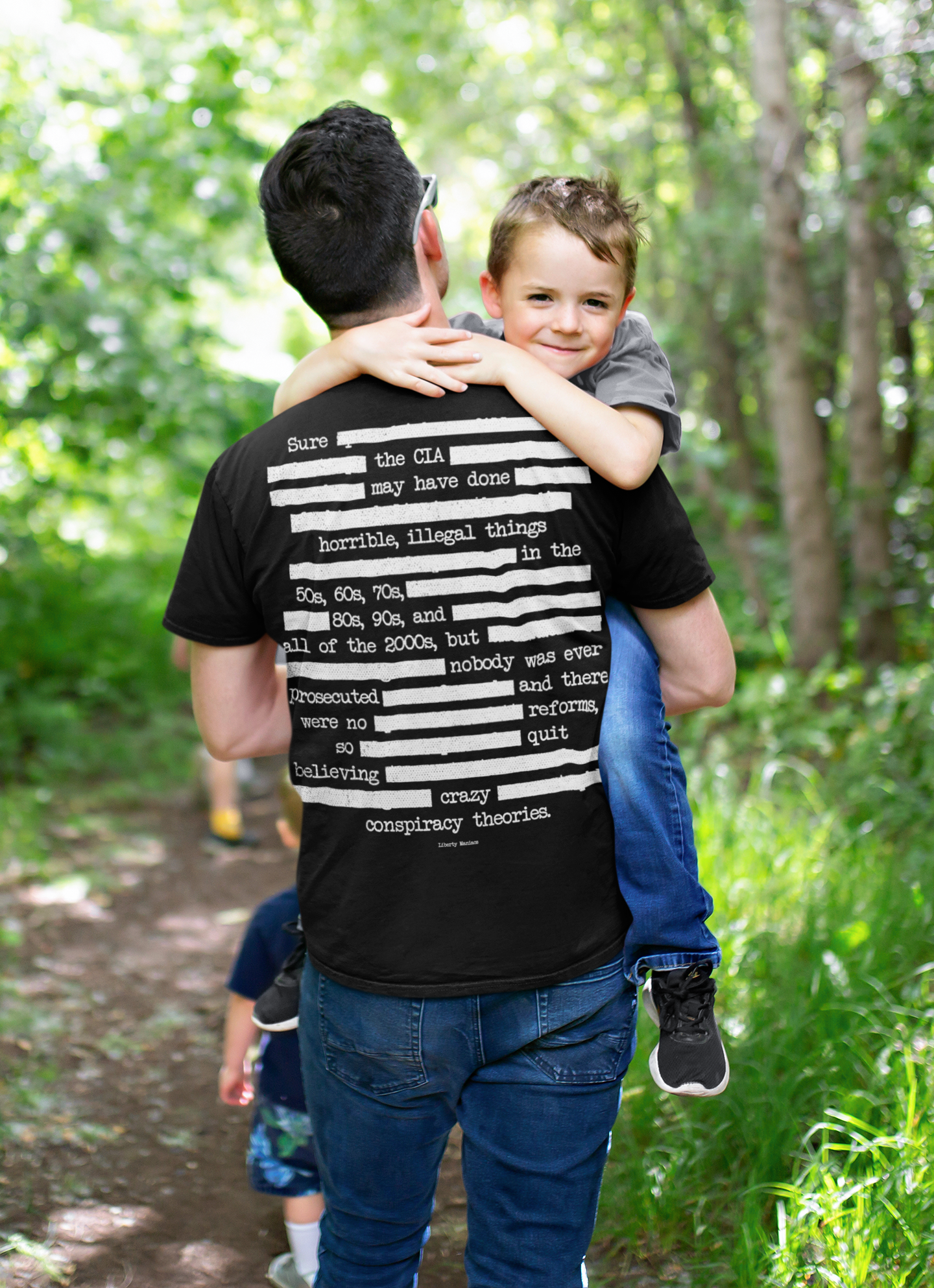 I Need New Conspiracy Theories Redacted CIA Short-Sleeve Unisex Graphic T-Shirt