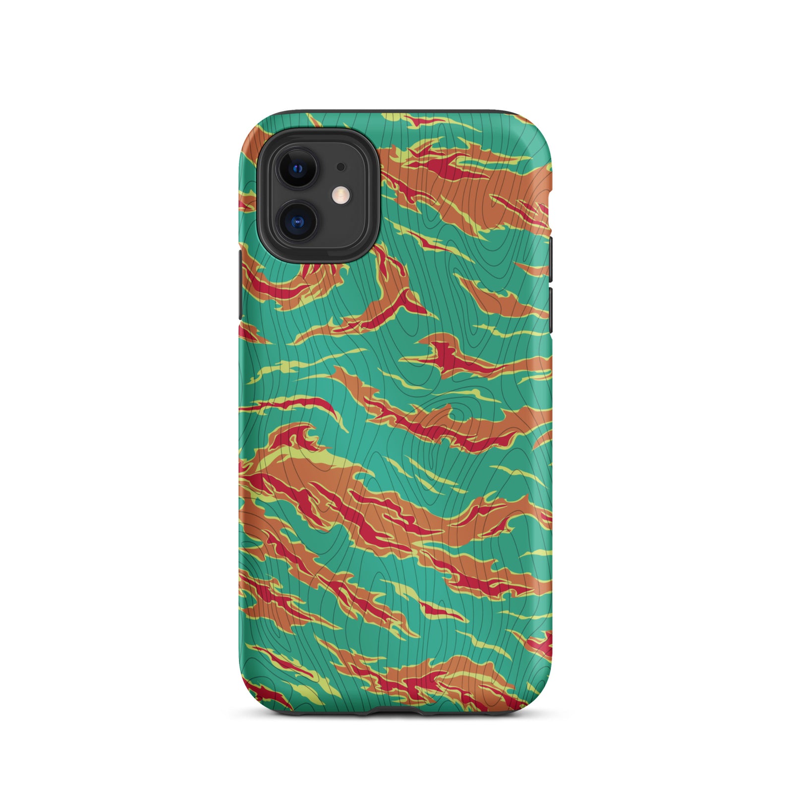 Tiger Stripe Electric Boogaloo Camo Tough iPhone case