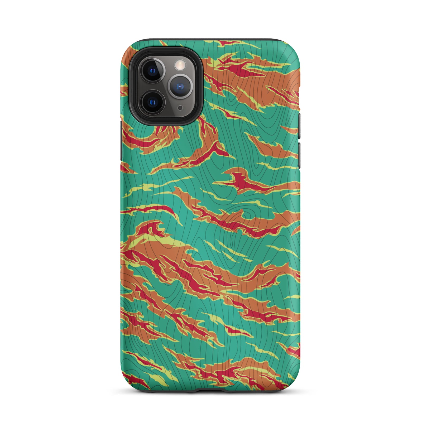 Tiger Stripe Electric Boogaloo Camo Tough iPhone case