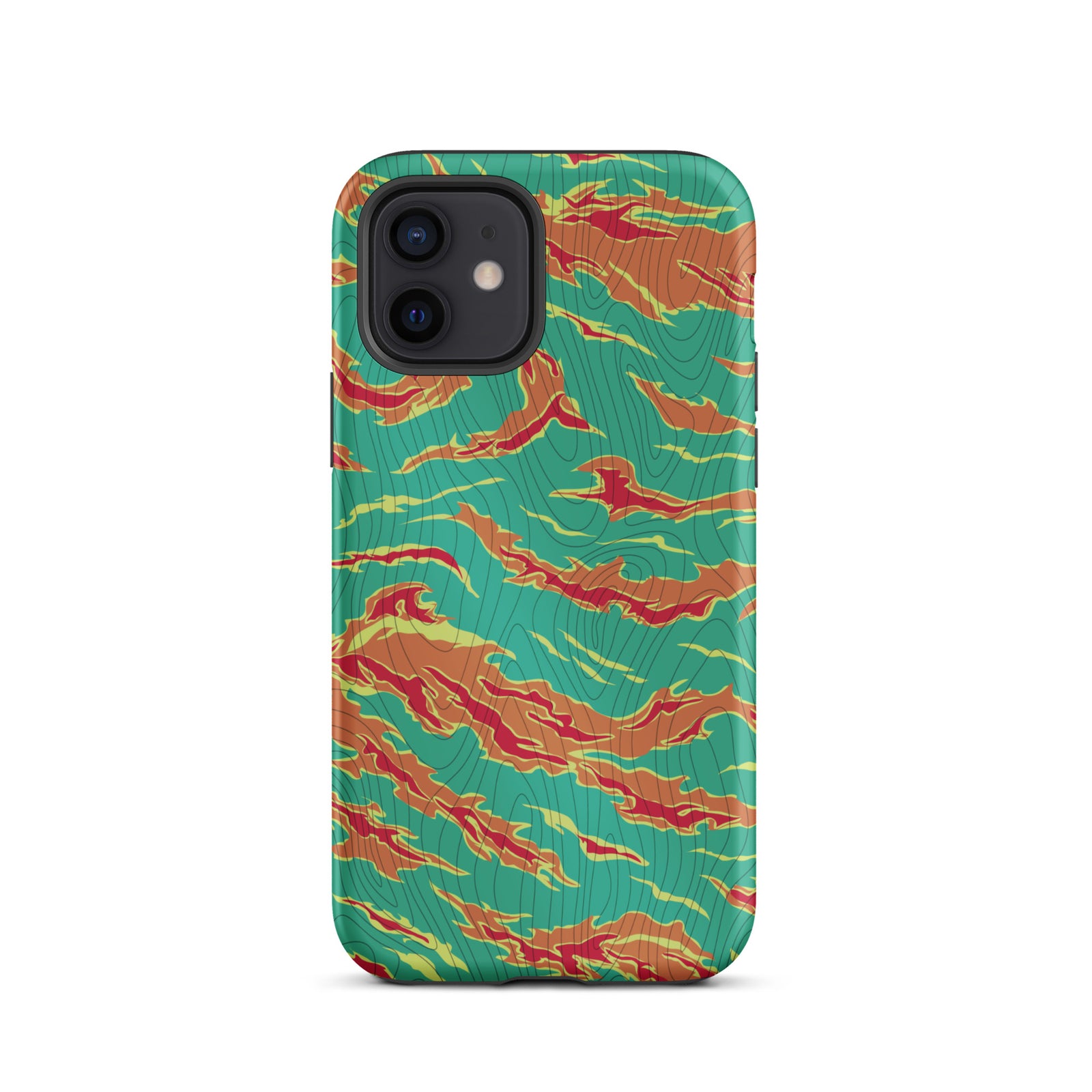 Tiger Stripe Electric Boogaloo Camo Tough iPhone case