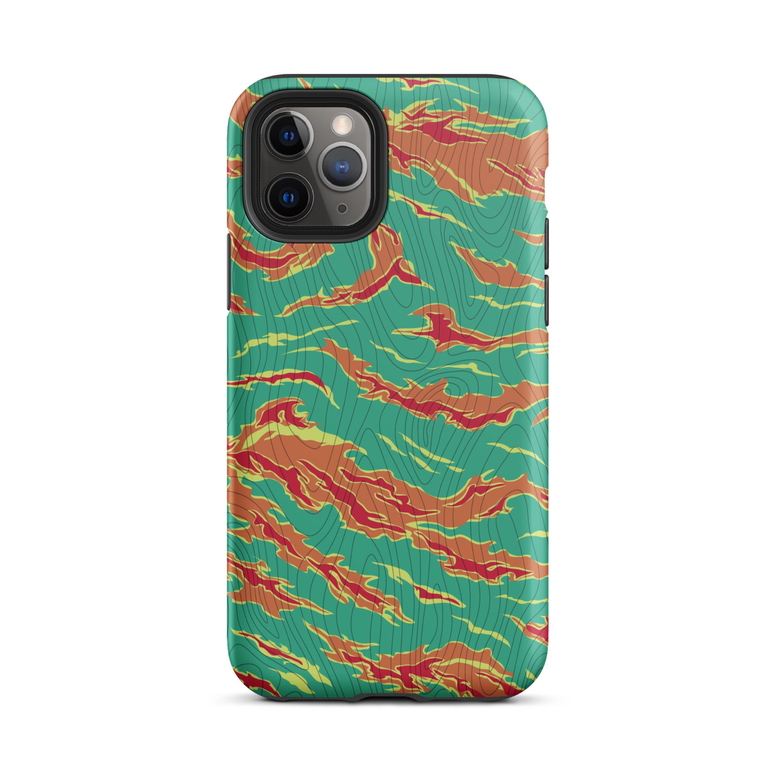 Tiger Stripe Electric Boogaloo Camo Tough iPhone case