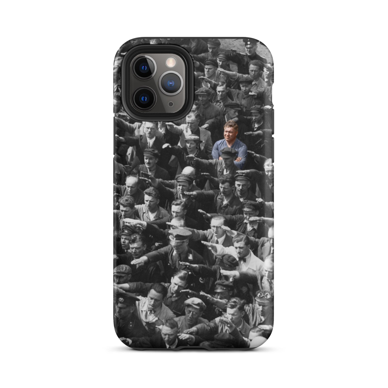 August Landmesser Courage Tough iPhone case