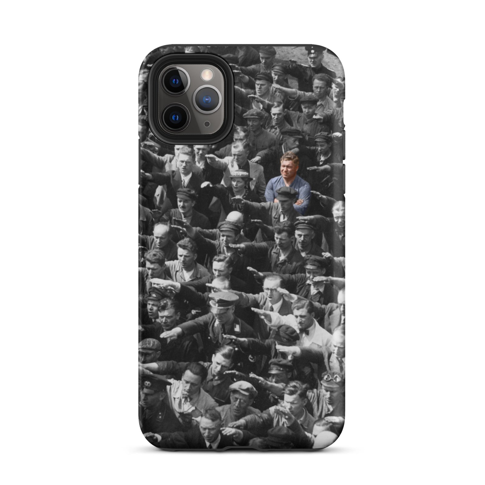 August Landmesser Courage Tough iPhone case