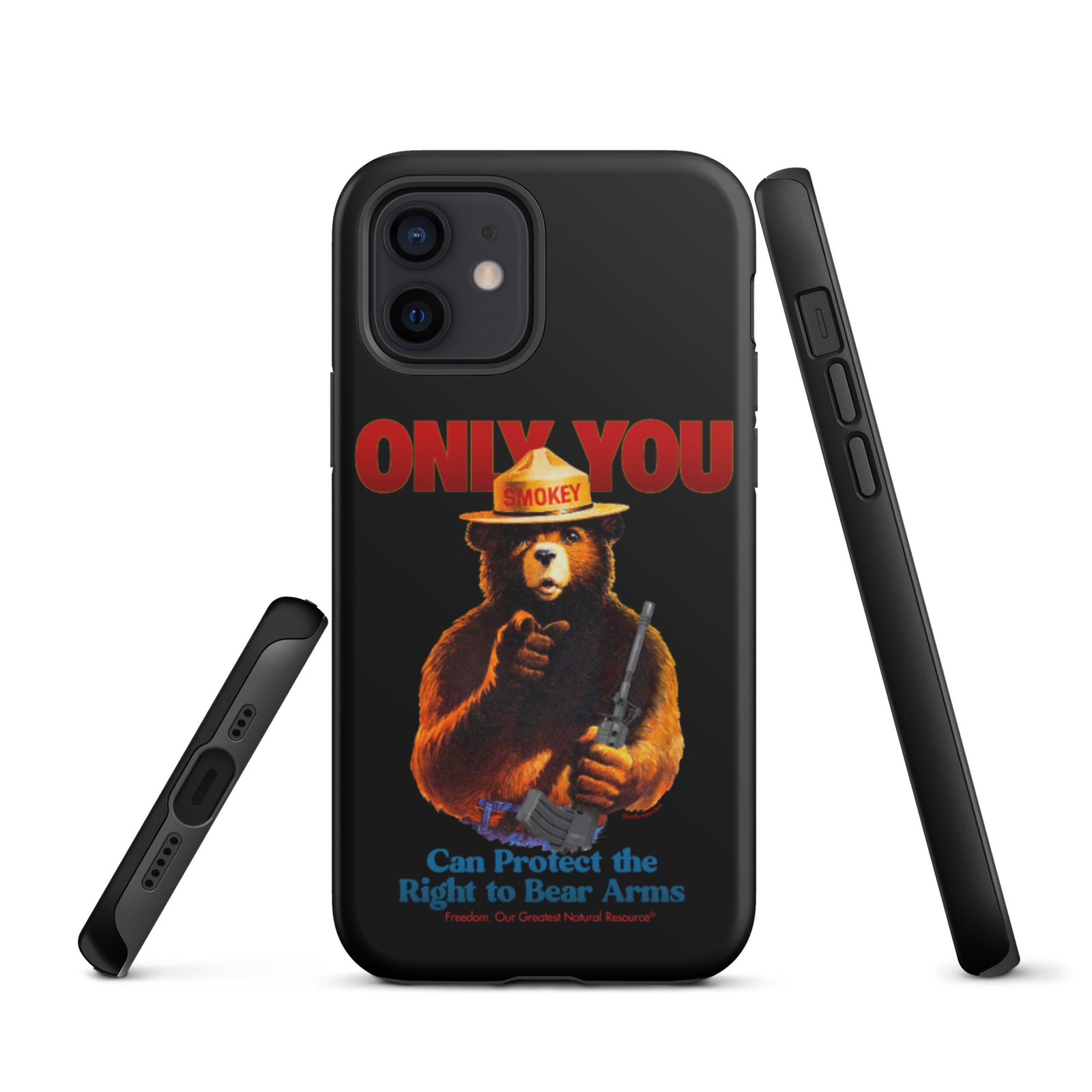 Only You Can Protect the Right to Bear Arms Tough iPhone case