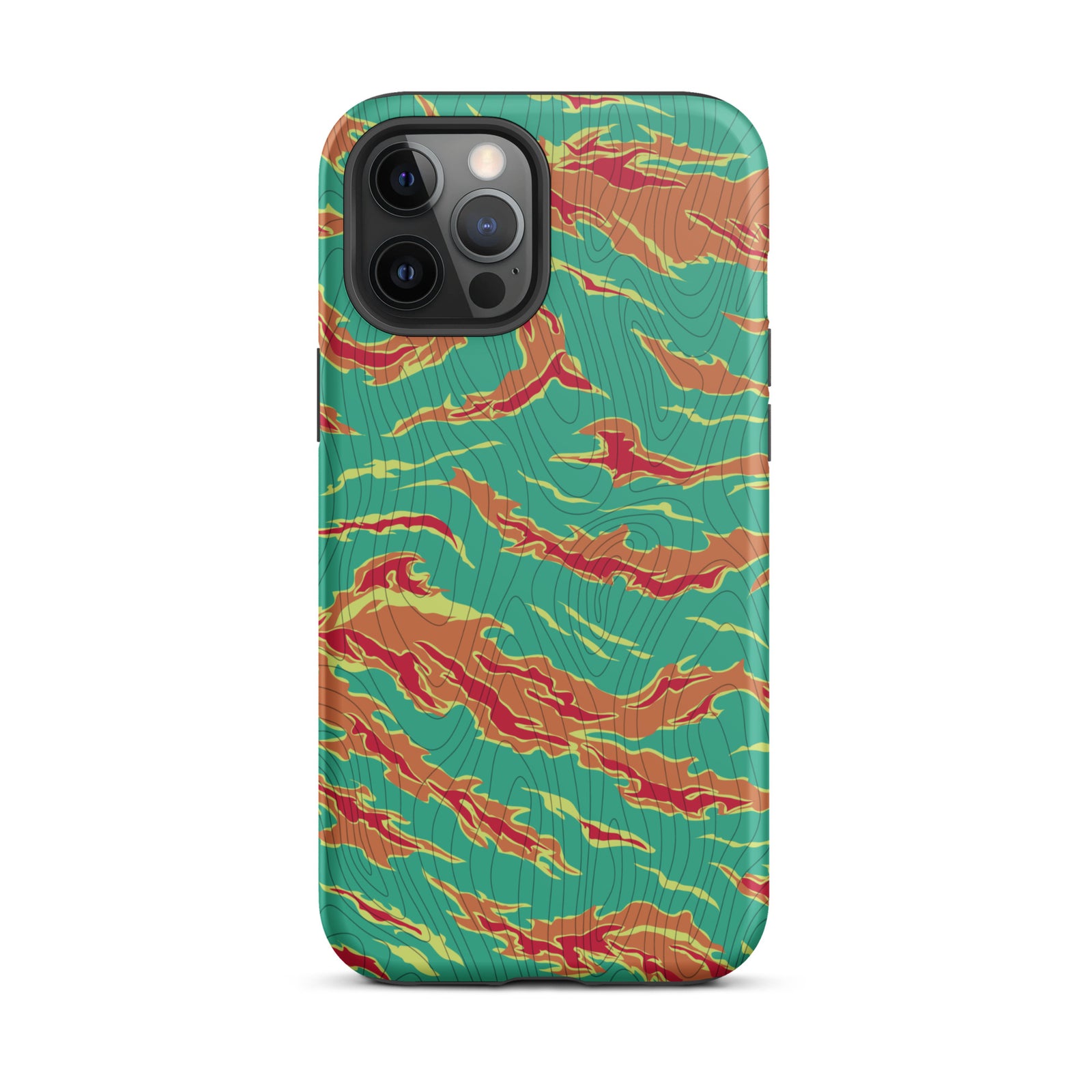 Tiger Stripe Electric Boogaloo Camo Tough iPhone case
