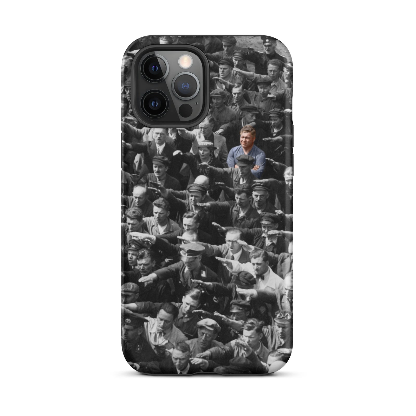 August Landmesser Courage Tough iPhone case