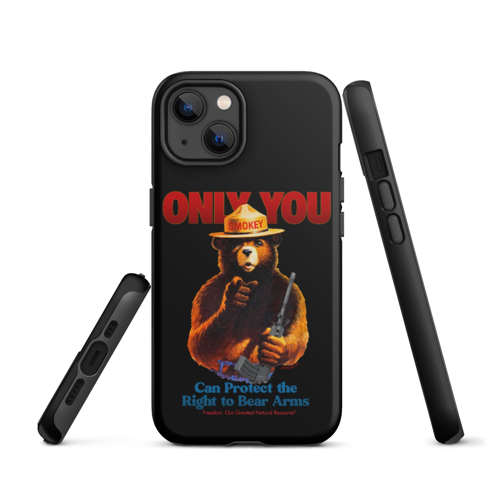 Only You Can Protect the Right to Bear Arms Tough iPhone case