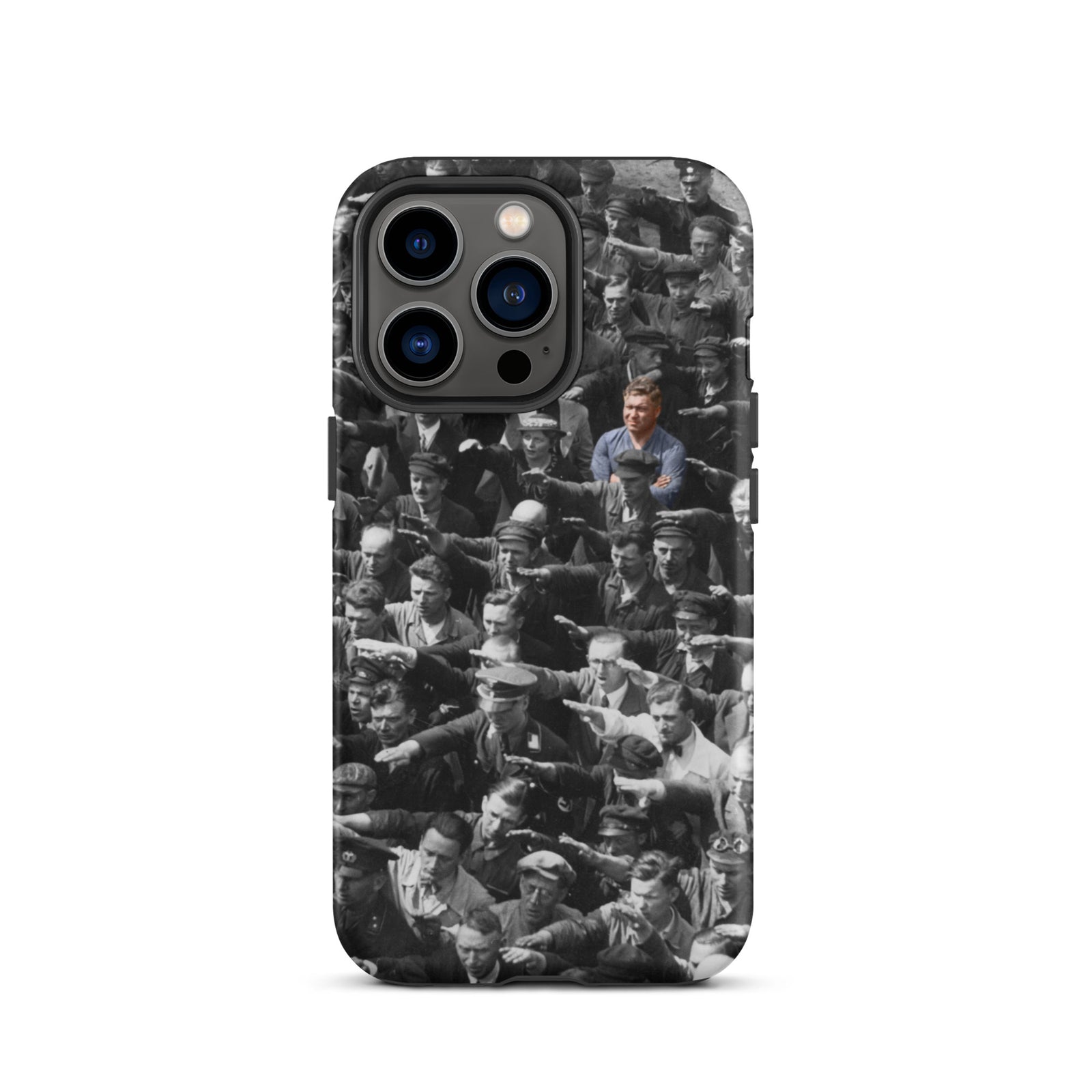 August Landmesser Courage Tough iPhone case