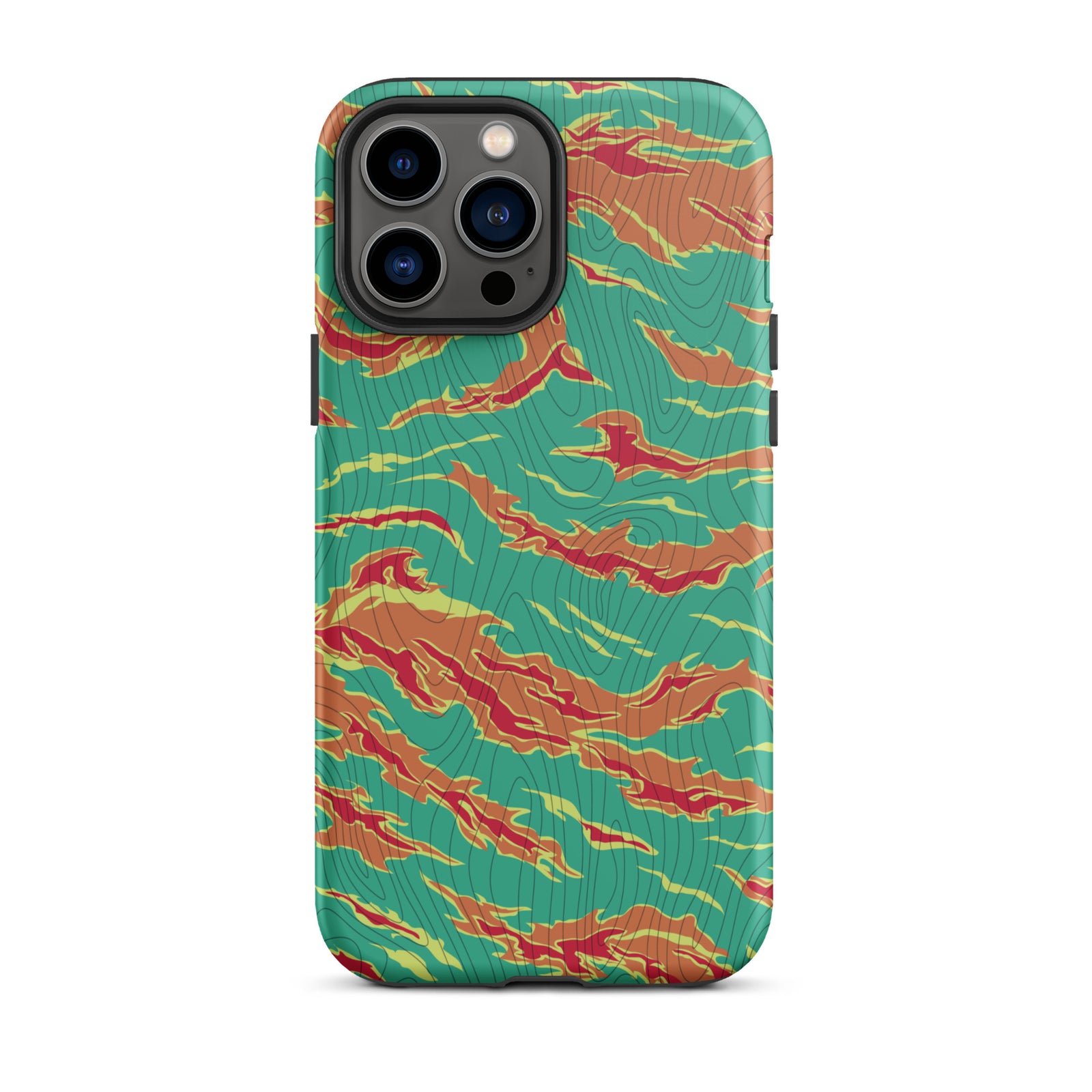 Tiger Stripe Electric Boogaloo Camo Tough iPhone case