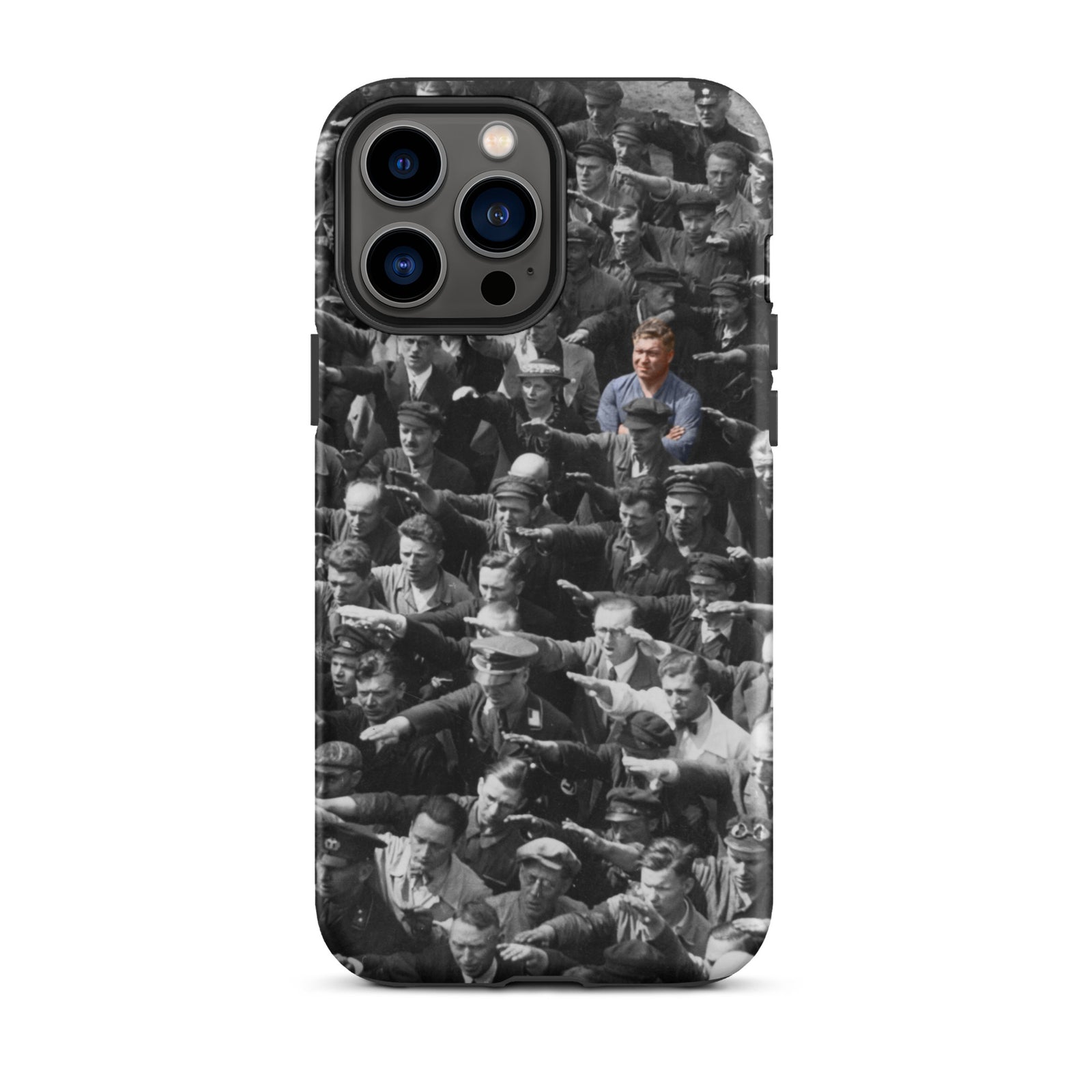 August Landmesser Courage Tough iPhone case
