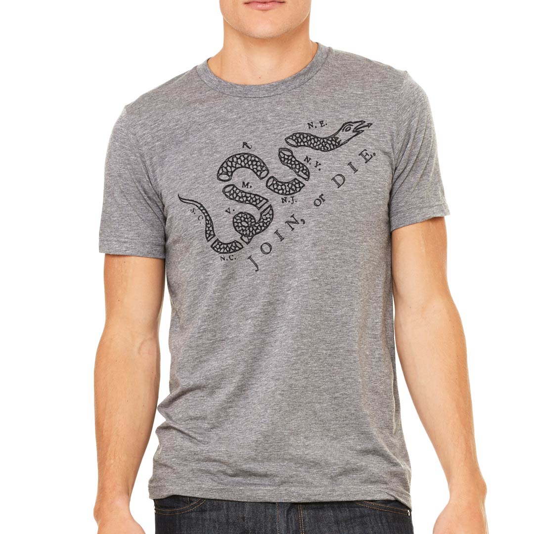 Join, or Die Tri-blend Graphic T-Shirt