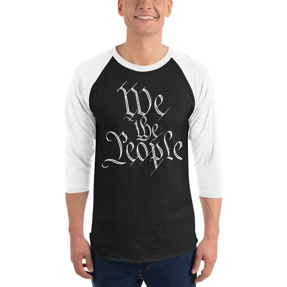 We The People 3/4 Sleeve Softball Raglan