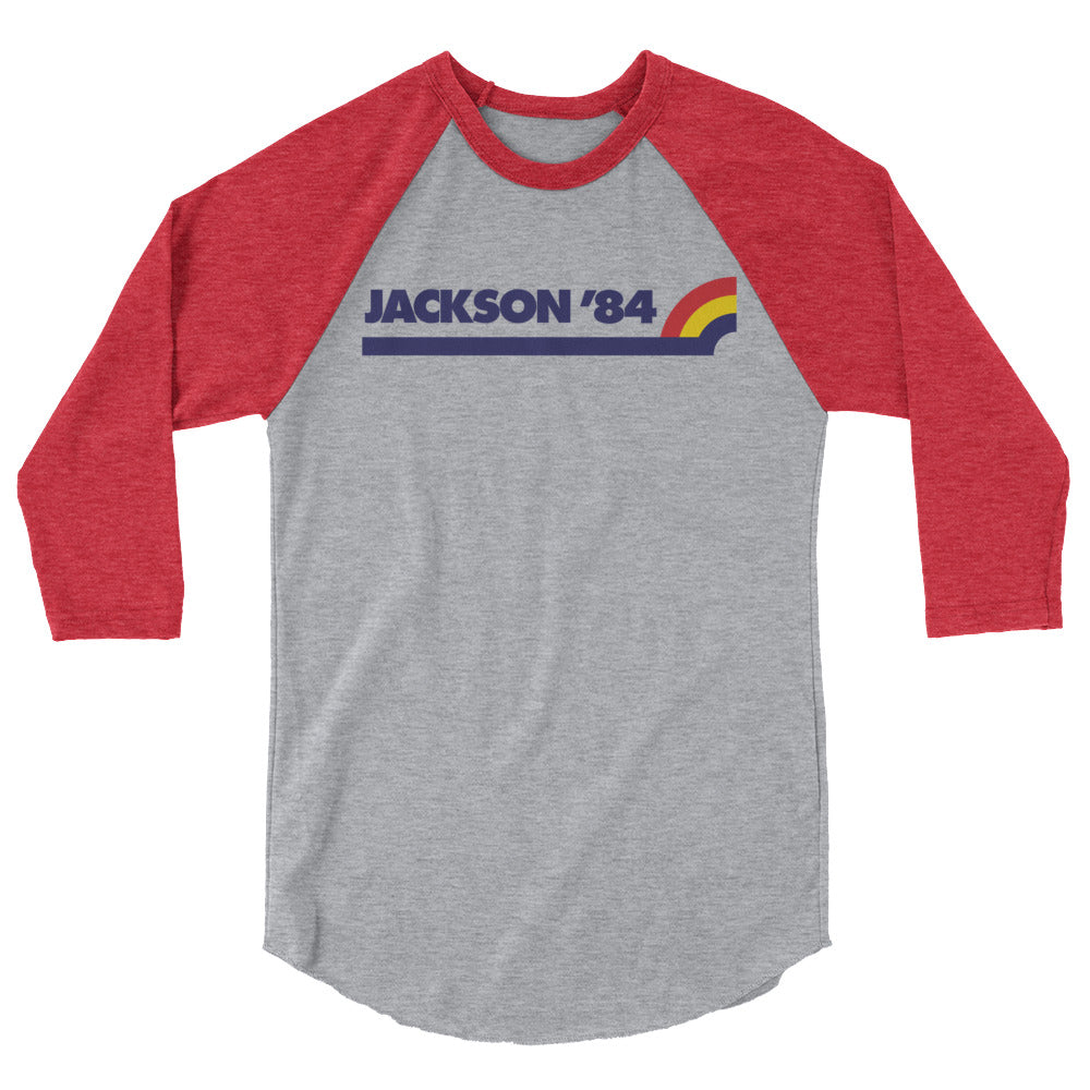 Jesse Jackson 1984 Campaign Reproduction 3/4 Sleeve Raglan Shirt