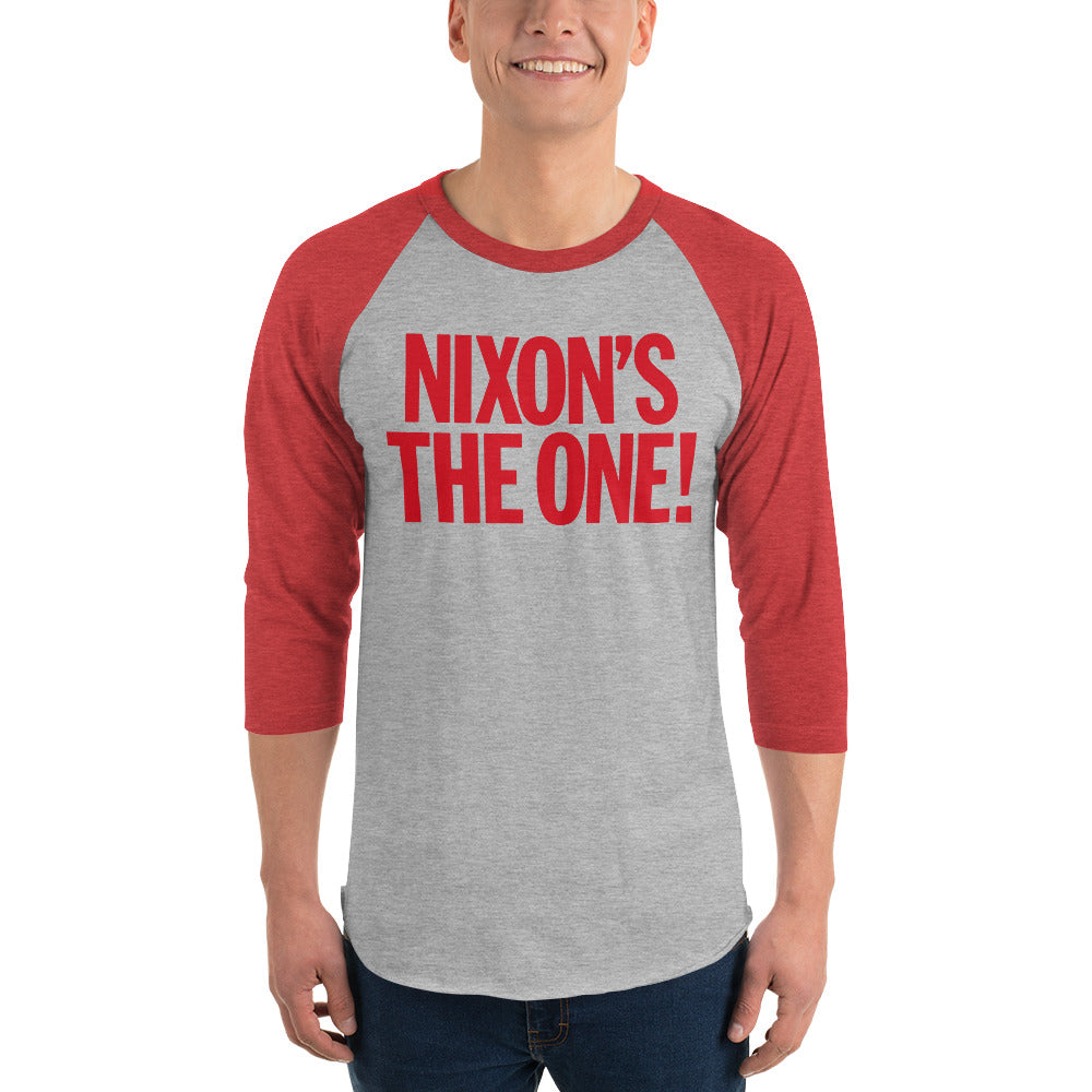 Nixon's the One 1968 Campaign 3/4 Sleeve Raglan