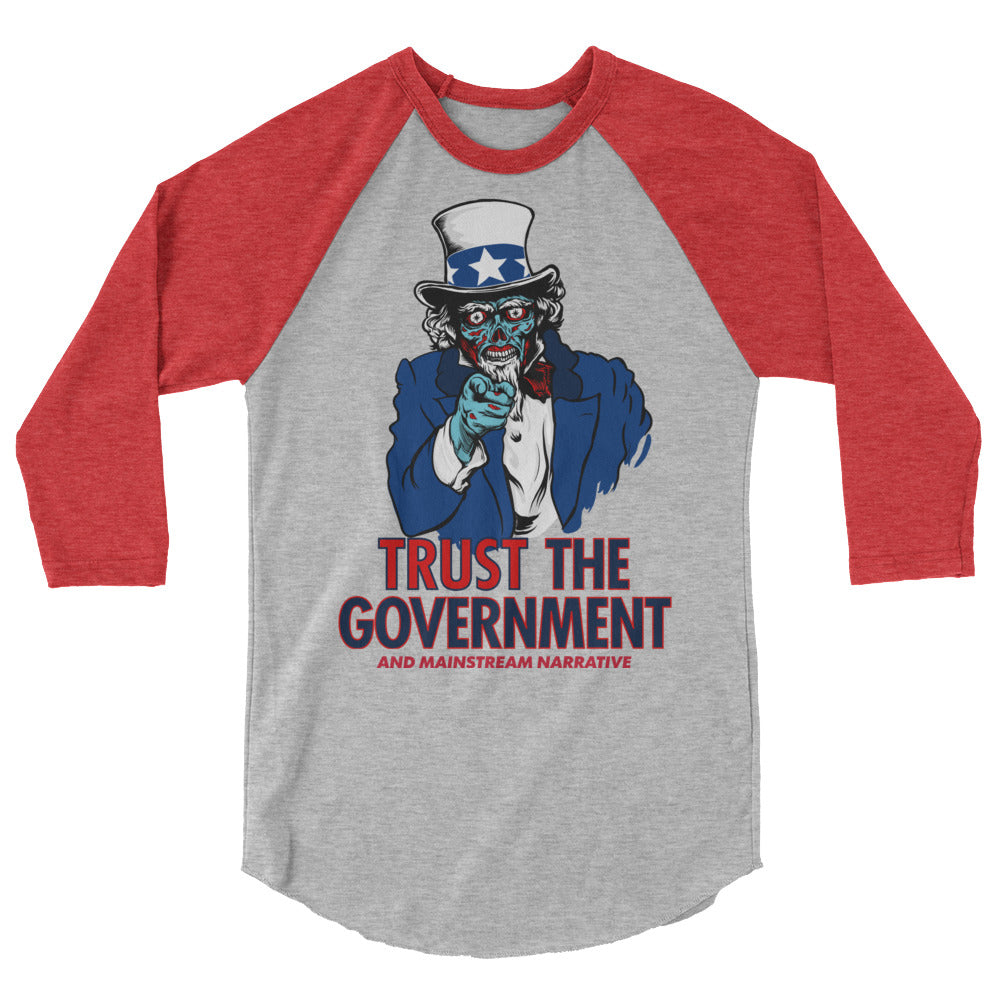 Uncle Sam Customizable They Live 3/4 Sleeve Raglan