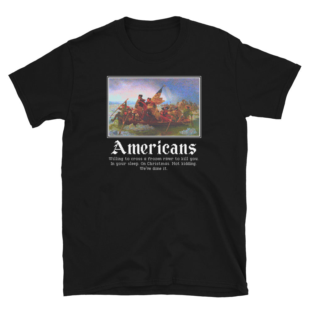 Americans 64-Bit Pixel Art T-Shirt