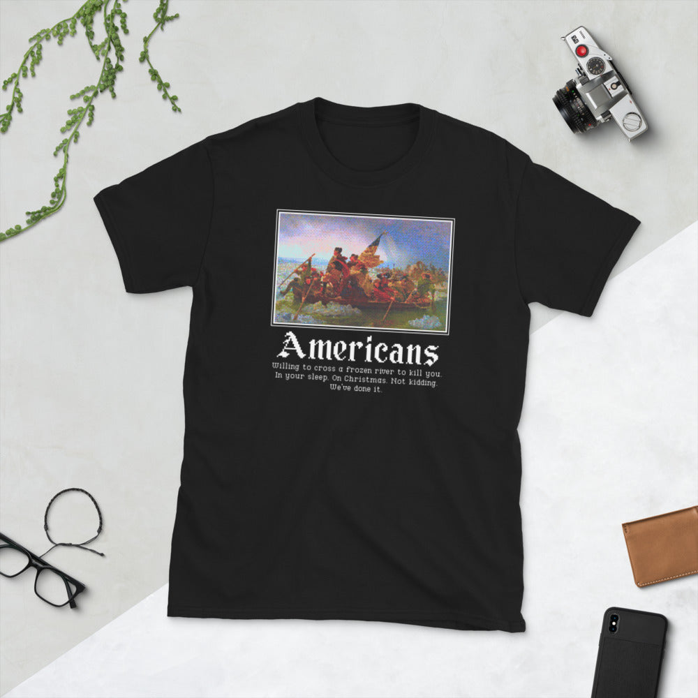 Americans 64-Bit Pixel Art T-Shirt