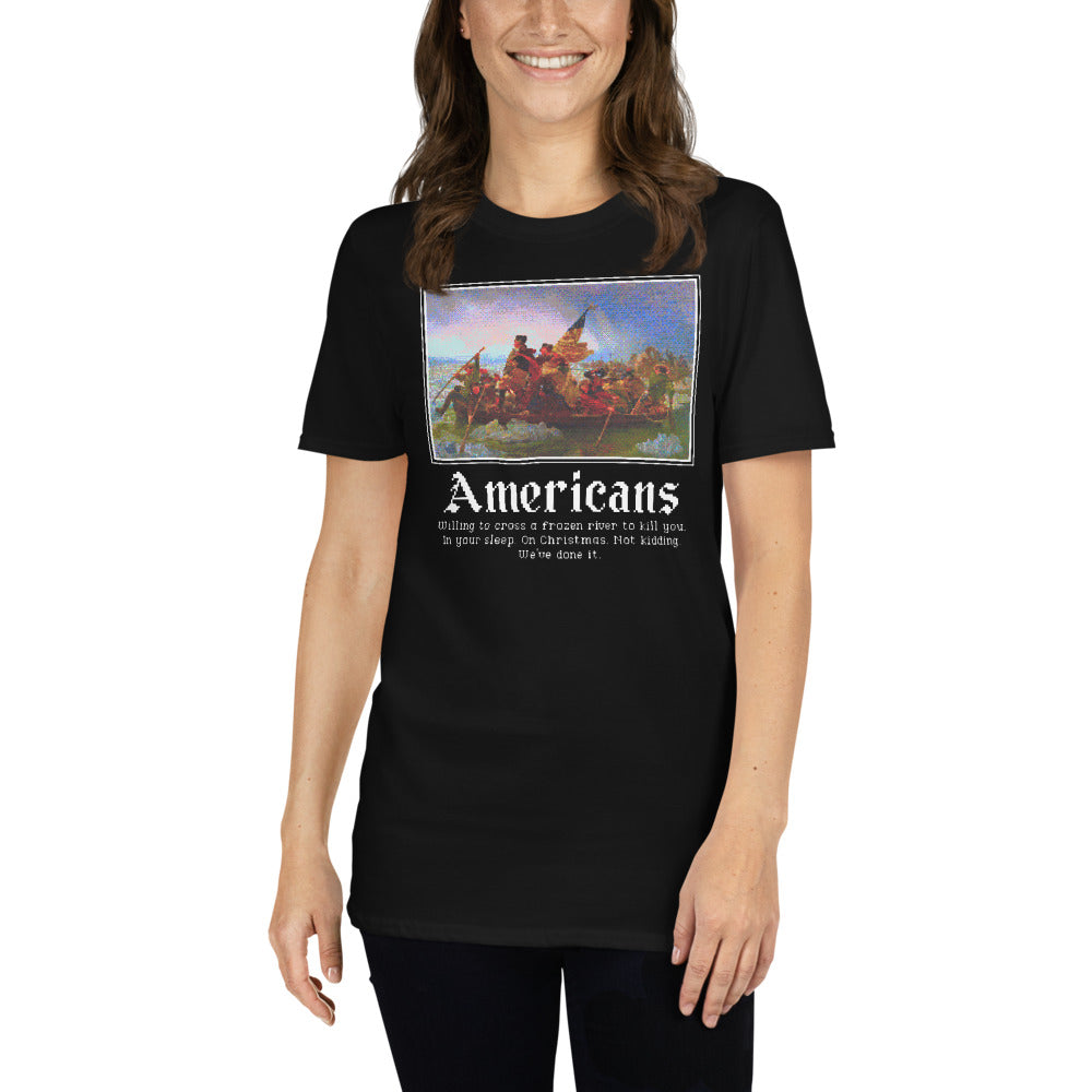 Americans 64-Bit Pixel Art T-Shirt