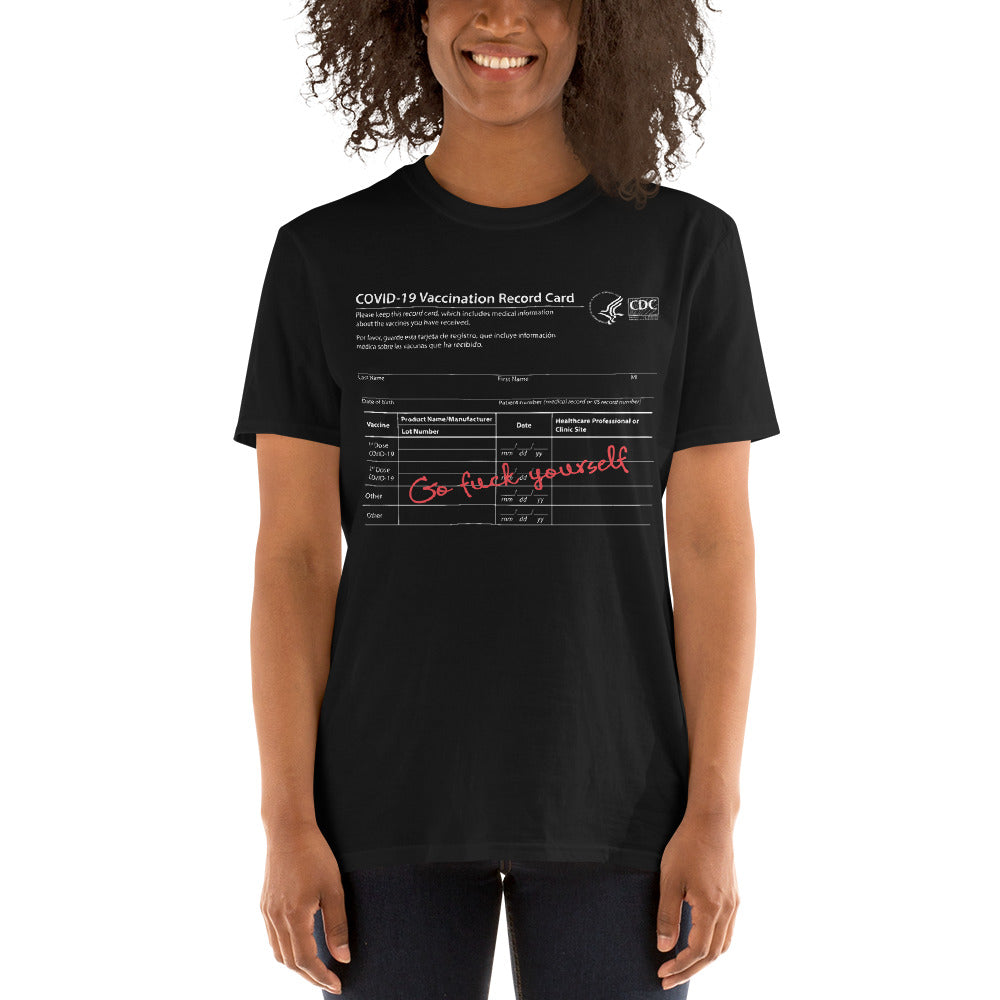Vaxx Card GFYS Short-Sleeve Unisex T-Shirt