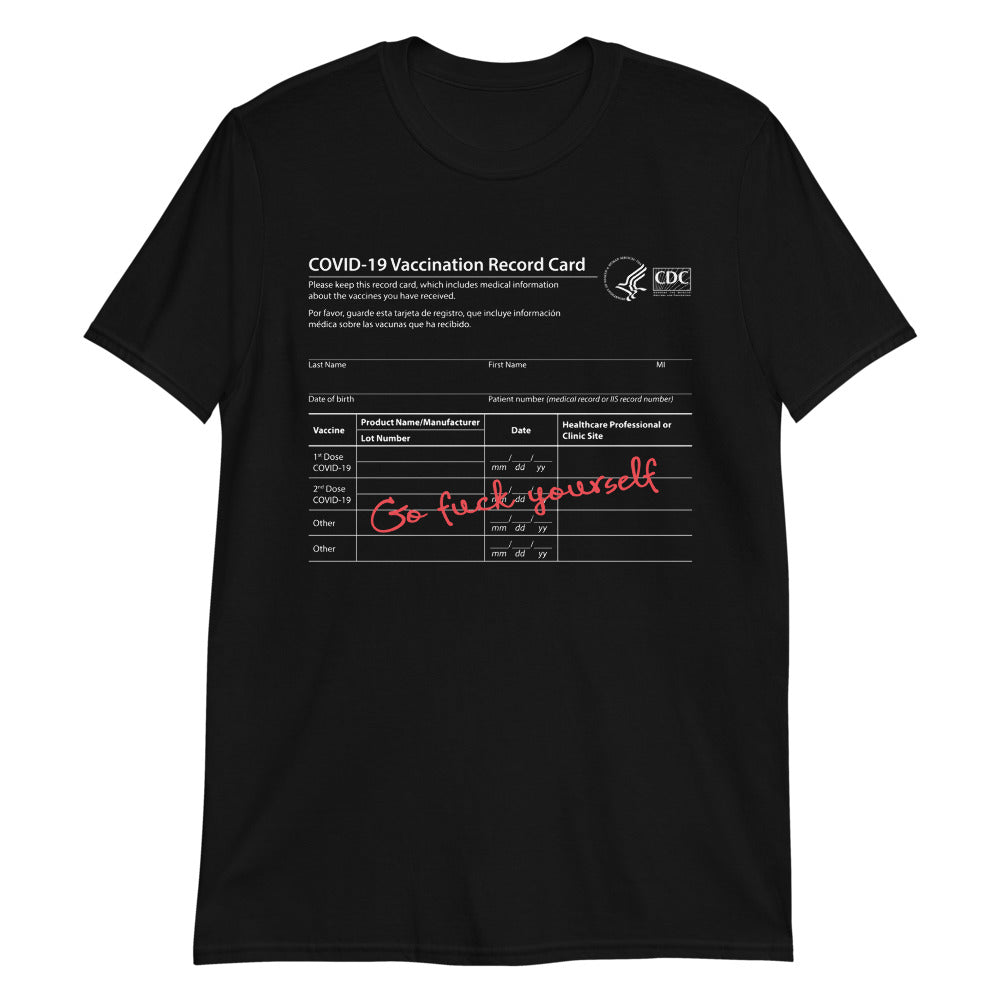 Vaxx Card GFYS Short-Sleeve Unisex T-Shirt