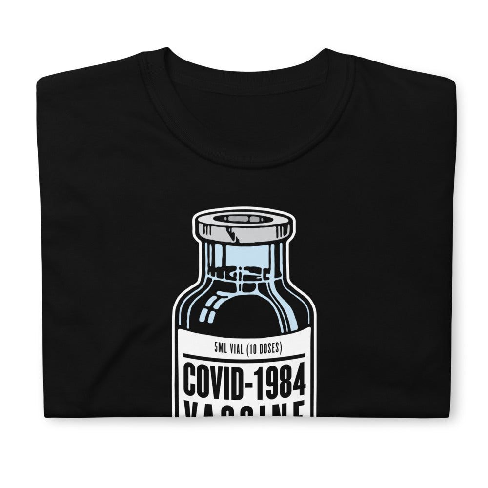 COVID 1984 Vile Vial Short-Sleeve Unisex T-Shirt