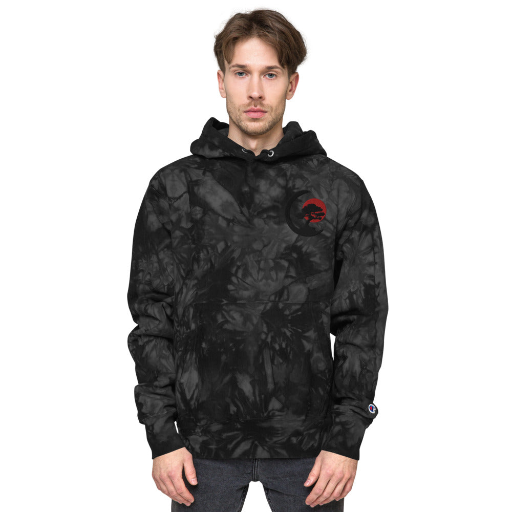 Bonsai Tree Unisex Champion tie-dye hoodie