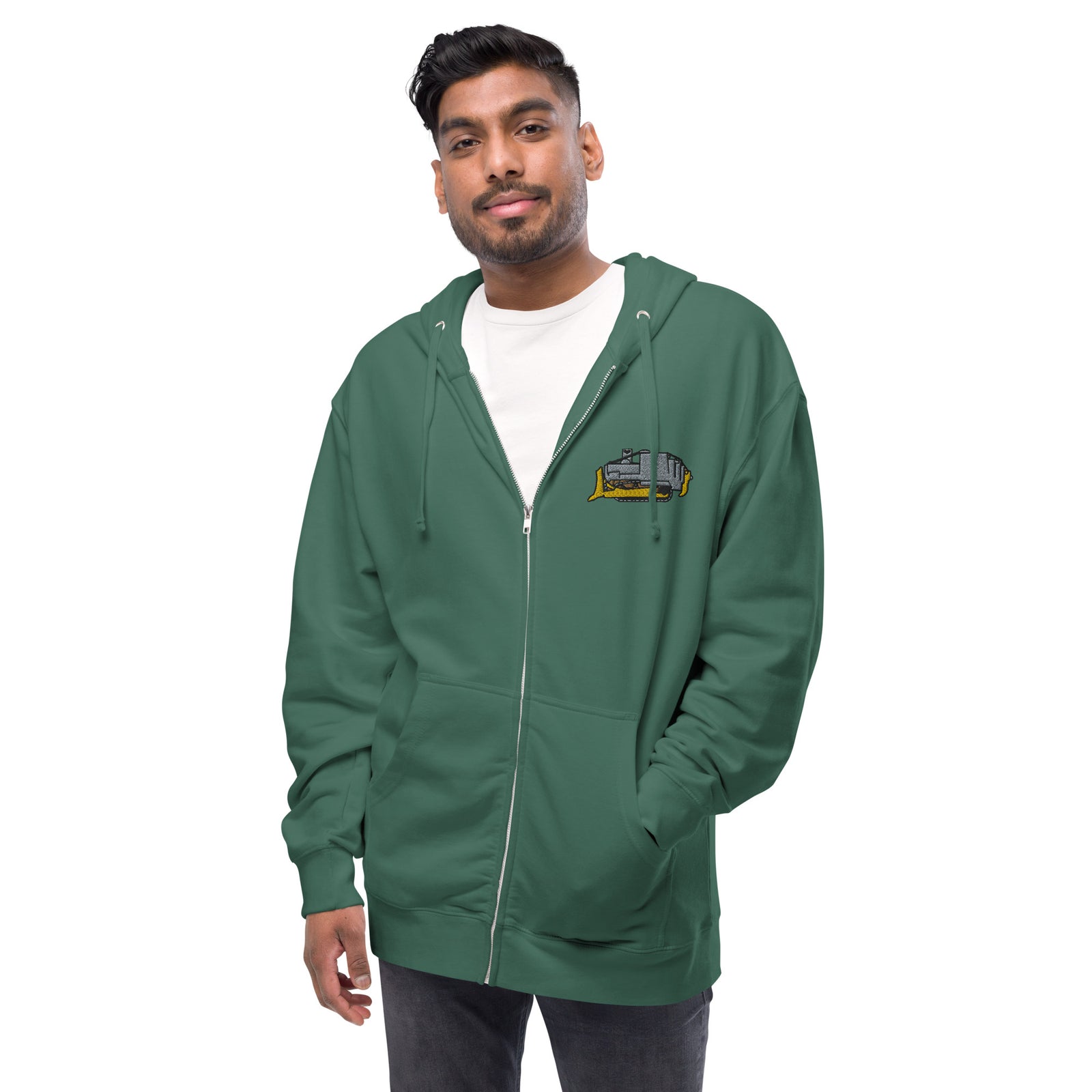 Killdozer Embroidered Fleece Zip hoodie
