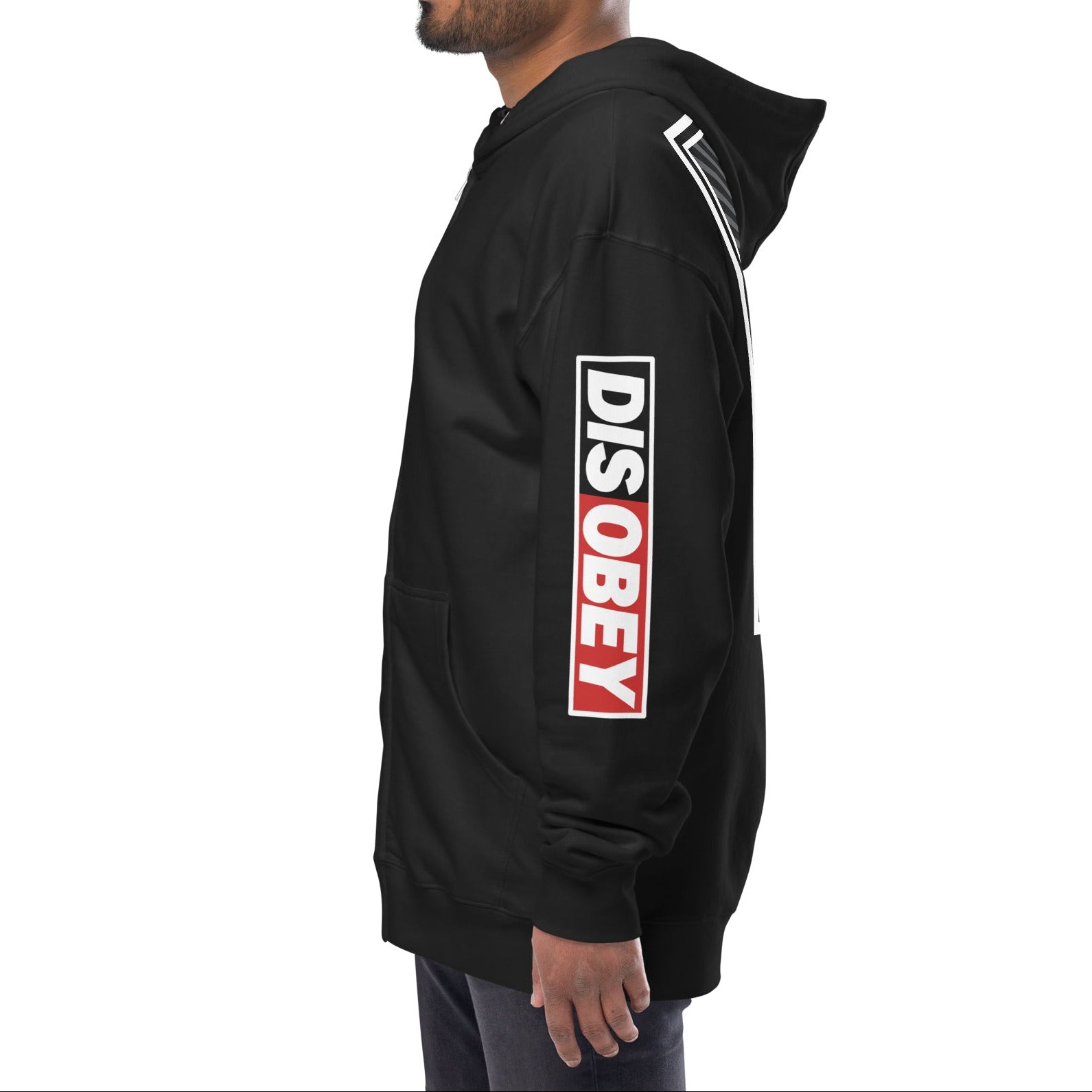 Henry David Thoreau DISOBEY Zip Hoodie