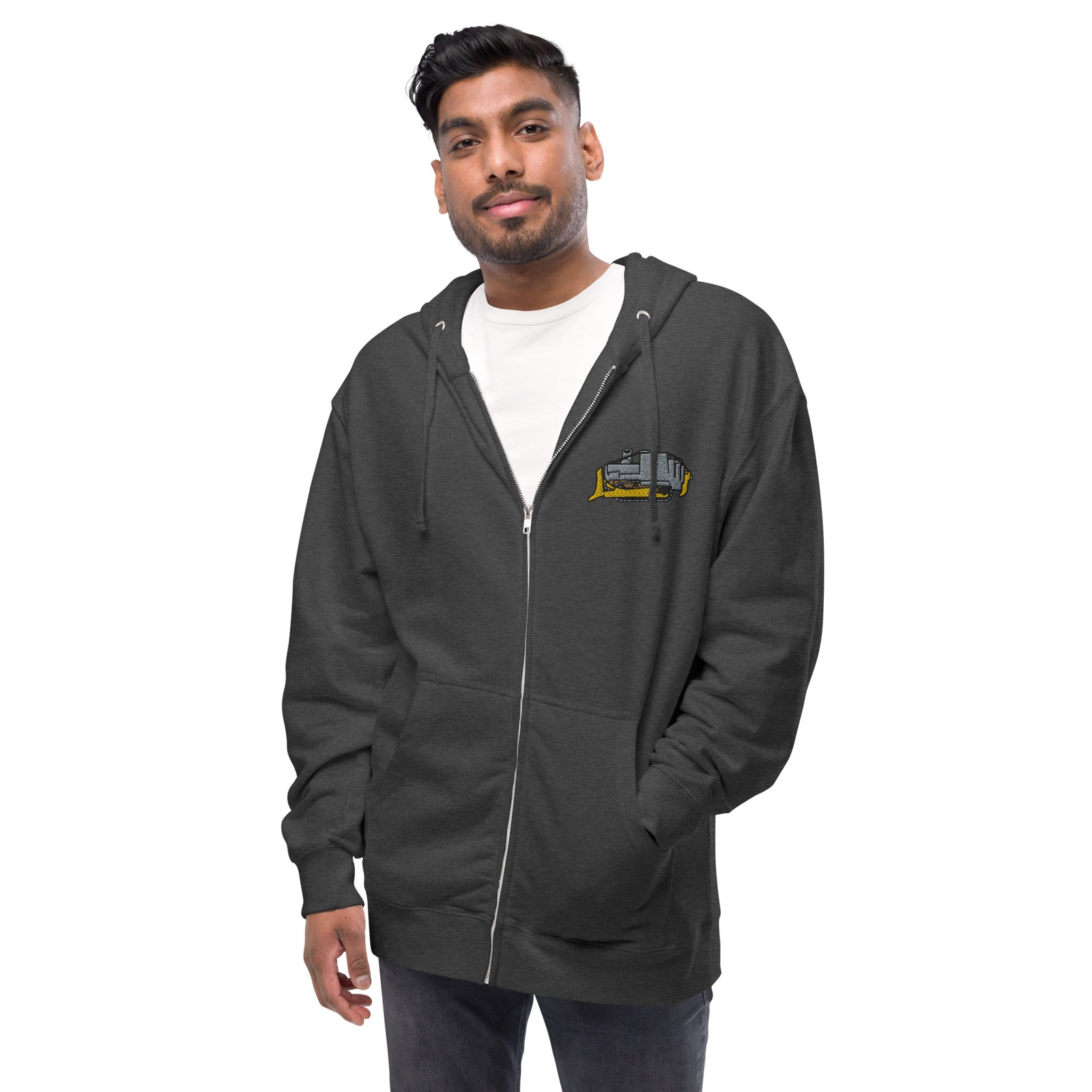 Killdozer Embroidered Fleece Zip hoodie