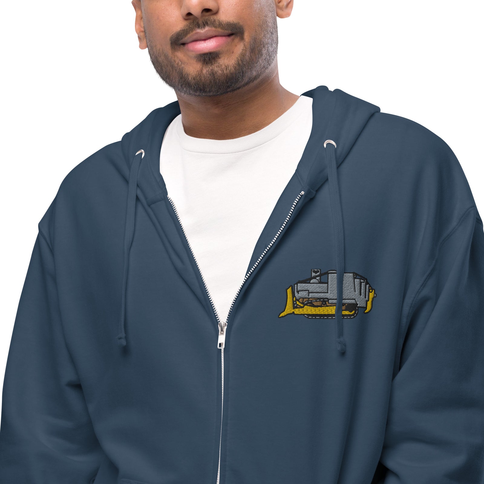 Killdozer Embroidered Fleece Zip hoodie