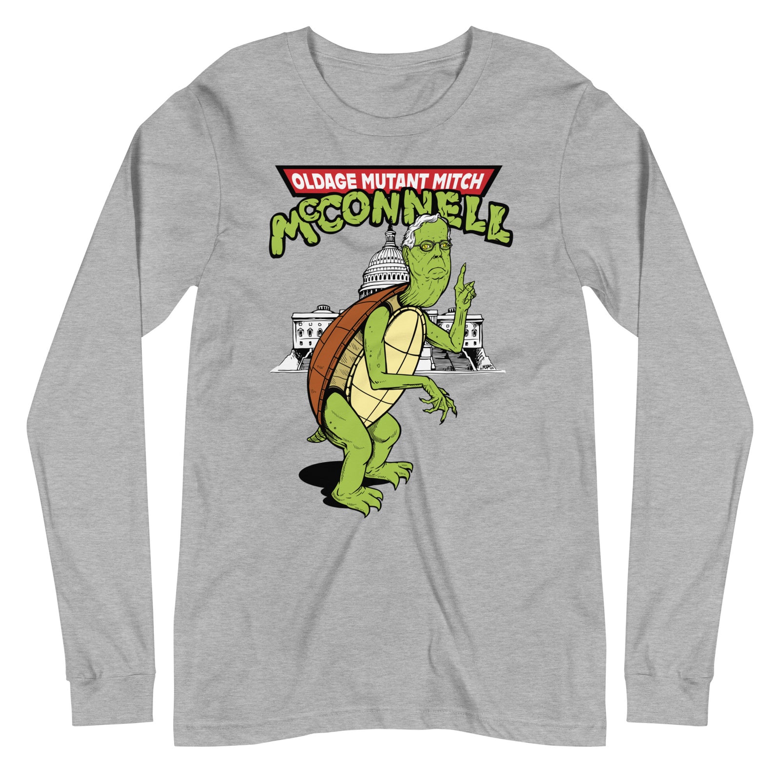 Old Age Mutant Mitch McConnell Long Sleeve Tee