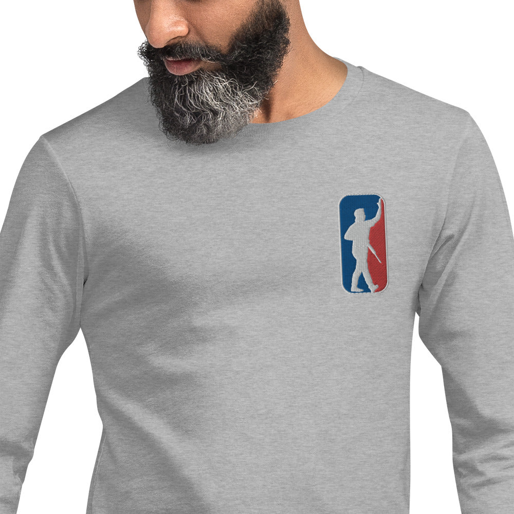 Kyle Walks FAAFO Self Defense Unisex Long Sleeve Embroidered Tee