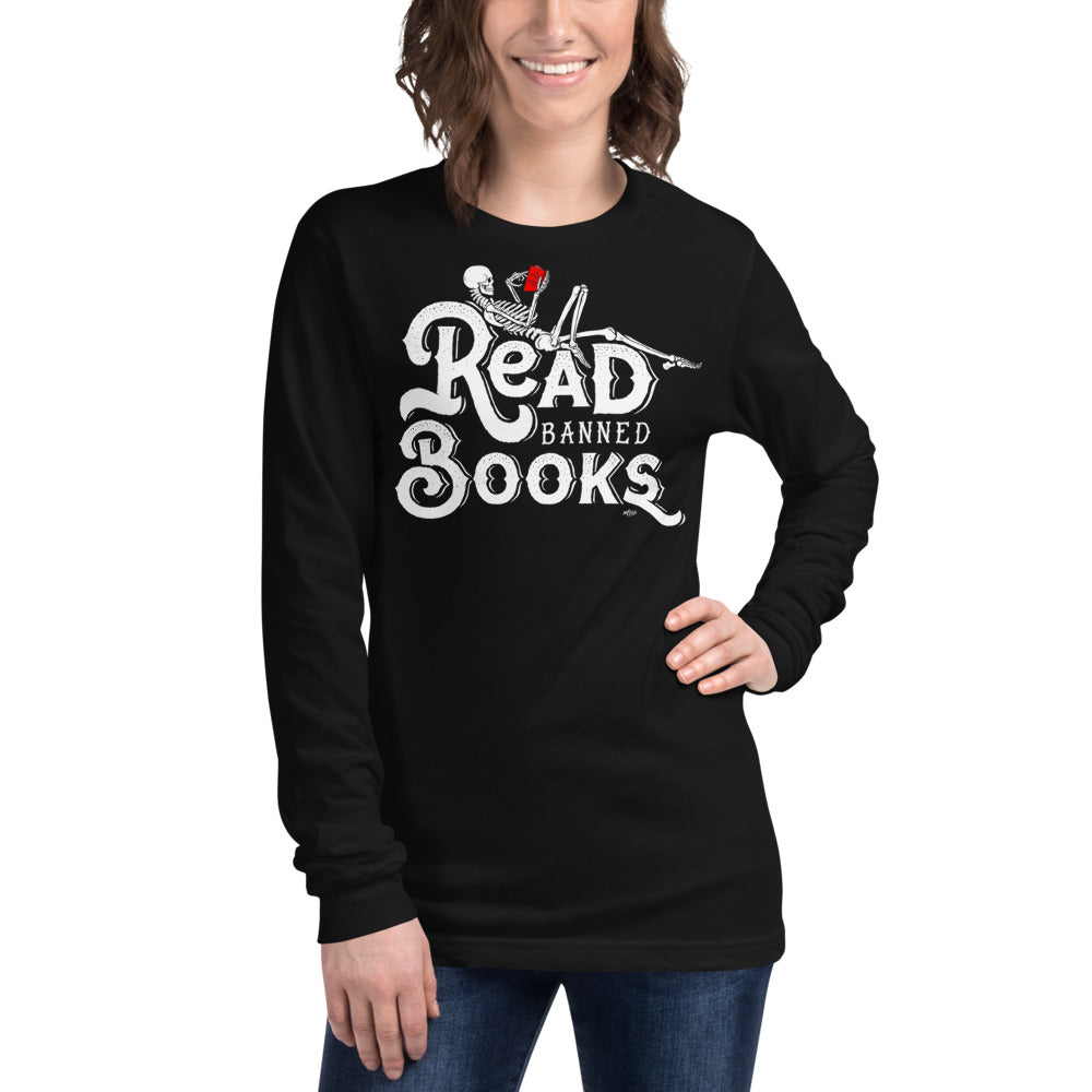 Read Banned Books Unisex Long Sleeve Tee