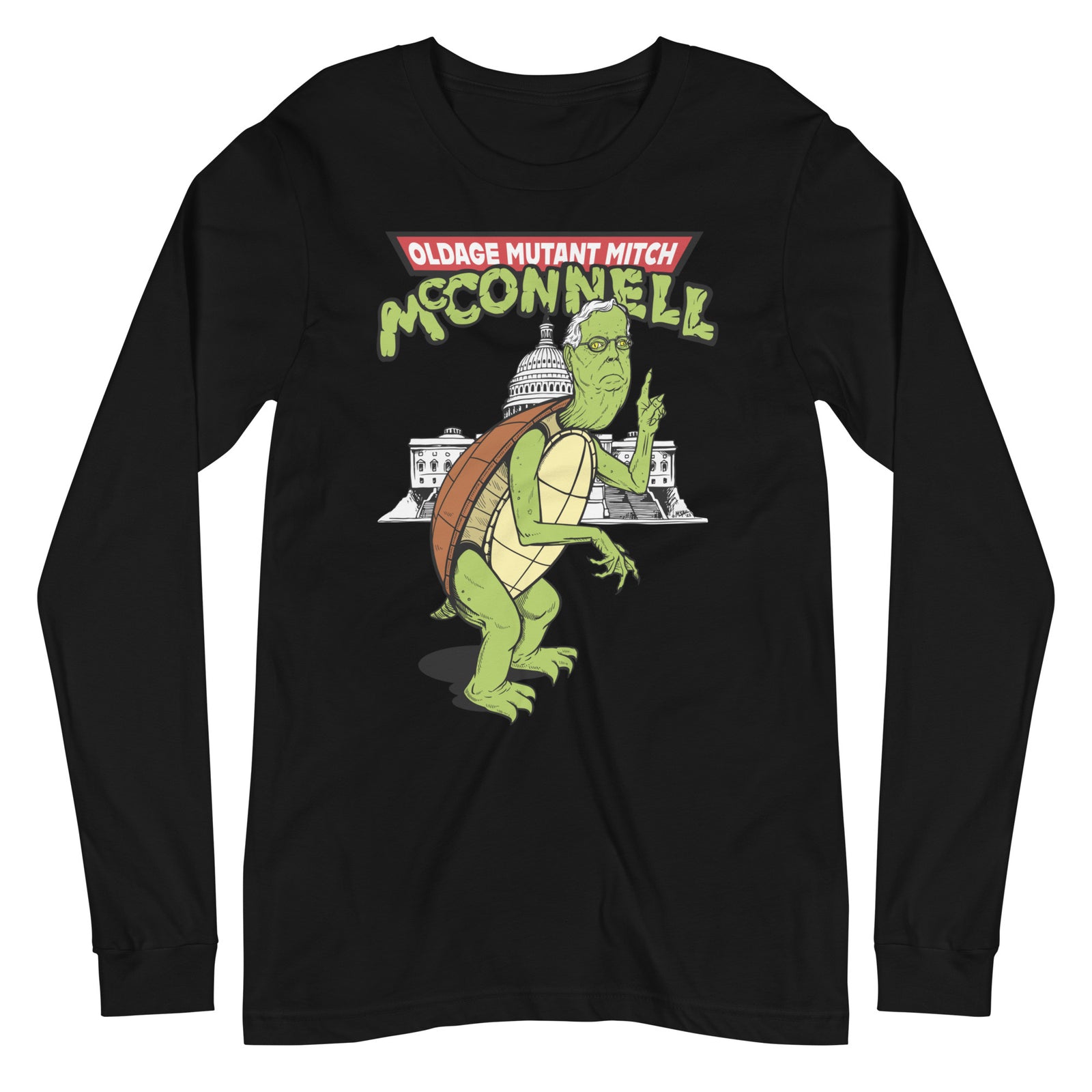 Old Age Mutant Mitch McConnell Long Sleeve Tee