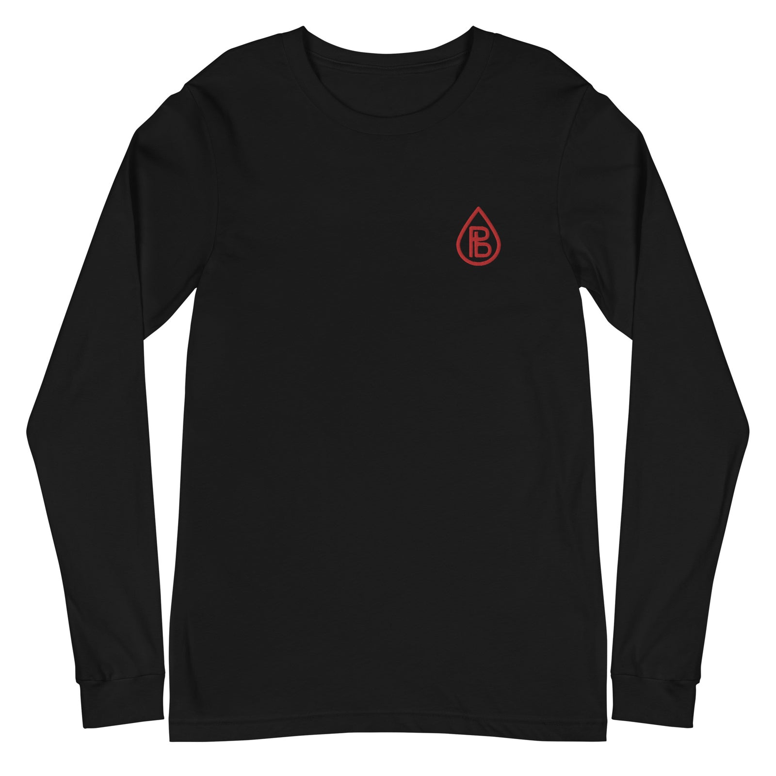 Pureblood Embroidered Logo Long Sleeve Tee