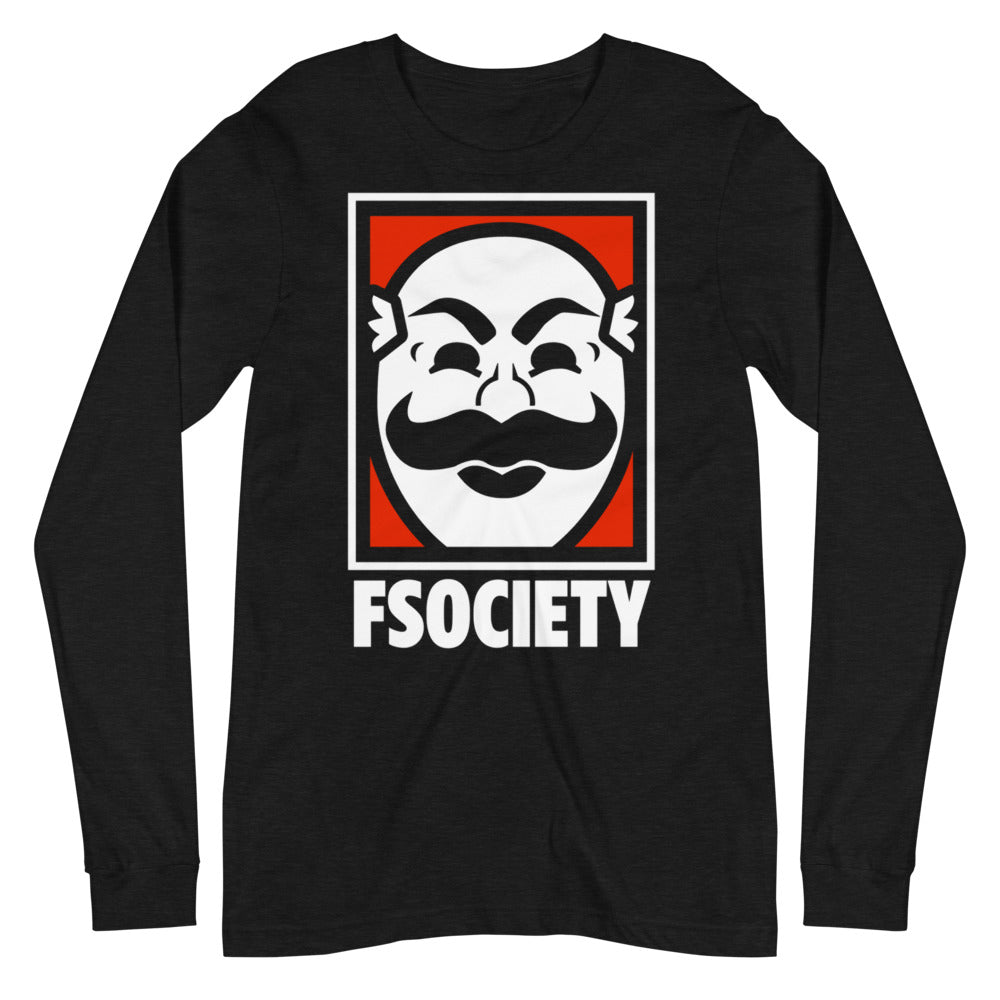 Mr Robot F Society Long Sleeve Tee