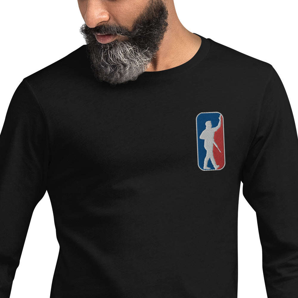 Kyle Walks FAAFO Self Defense Unisex Long Sleeve Embroidered Tee