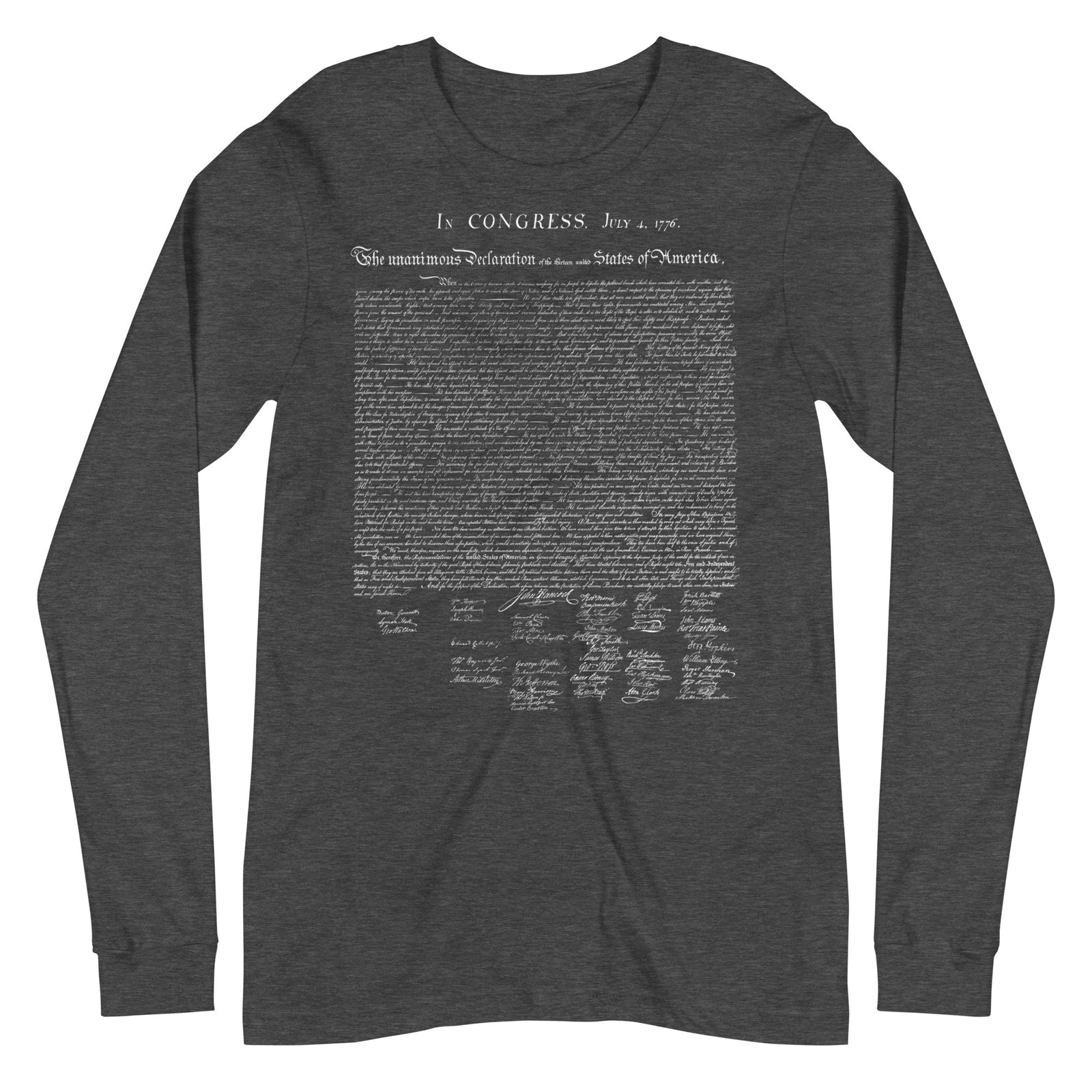 Declaration of Independence Long Sleeve Tee