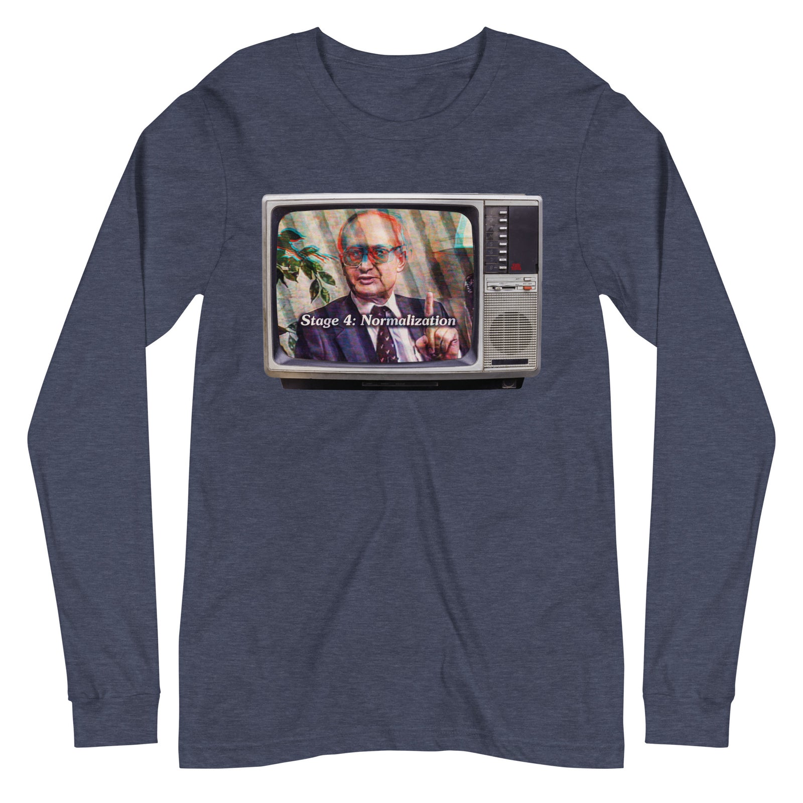 Yuri Bezmenov The Fourth Stages of Ideological Subversion Long Sleeve Tee