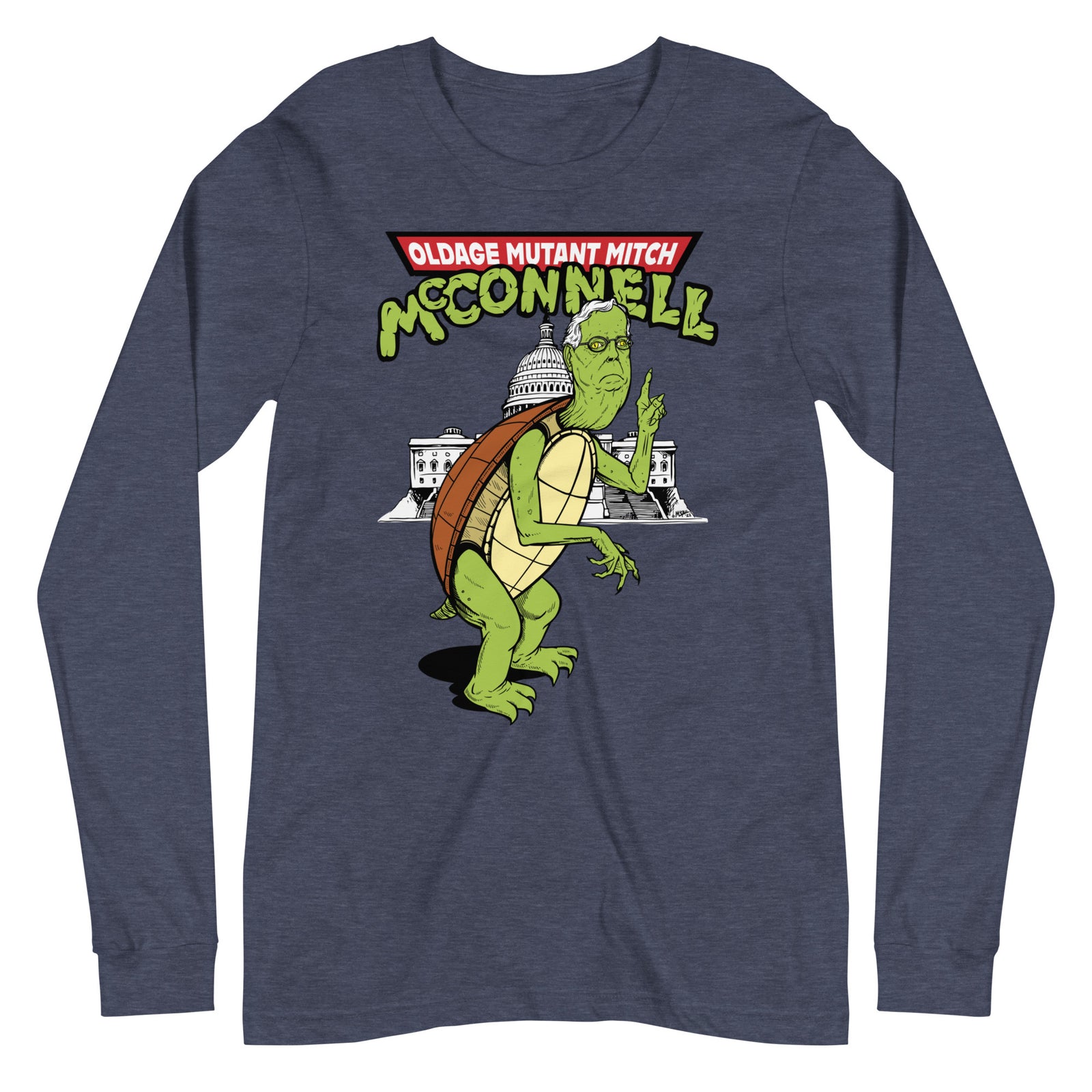 Old Age Mutant Mitch McConnell Long Sleeve Tee