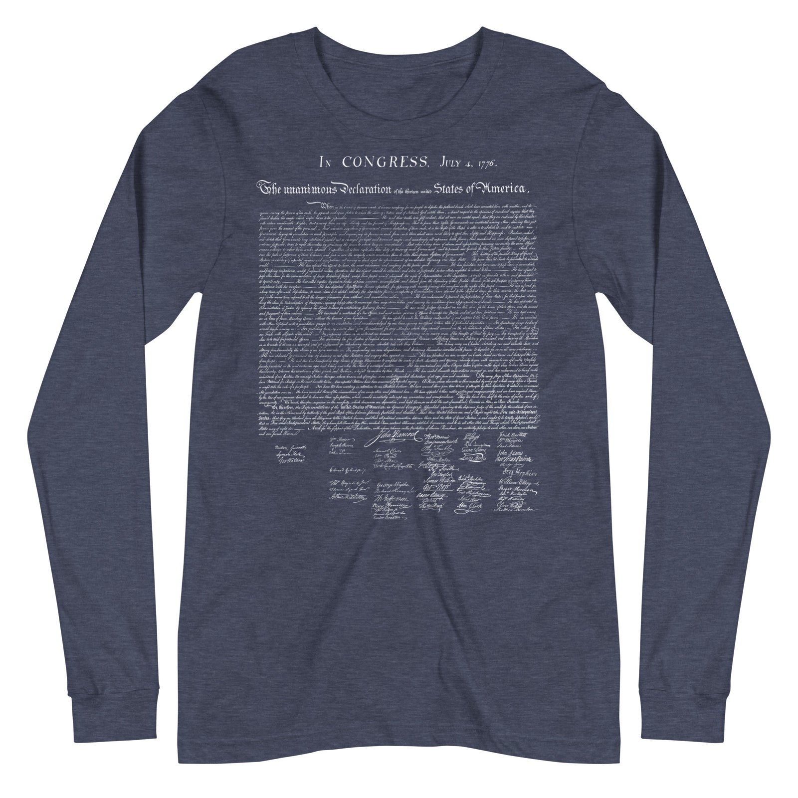 Declaration of Independence Long Sleeve Tee