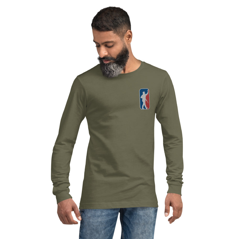 Kyle Walks FAAFO Self Defense Unisex Long Sleeve Embroidered Tee