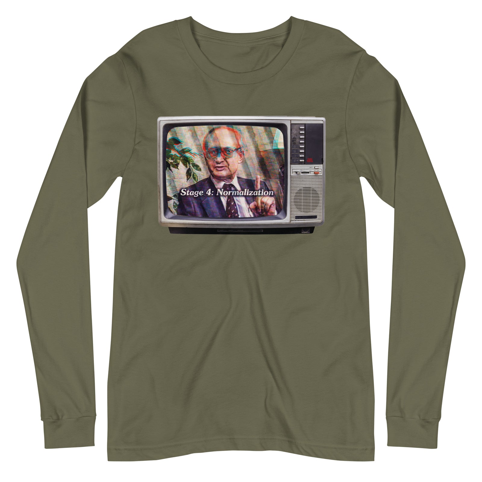 Yuri Bezmenov The Fourth Stages of Ideological Subversion Long Sleeve Tee