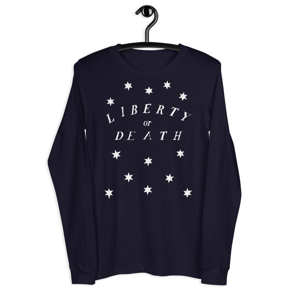 Liberty or Death Colonial Stars Long Sleeve T-Shirt