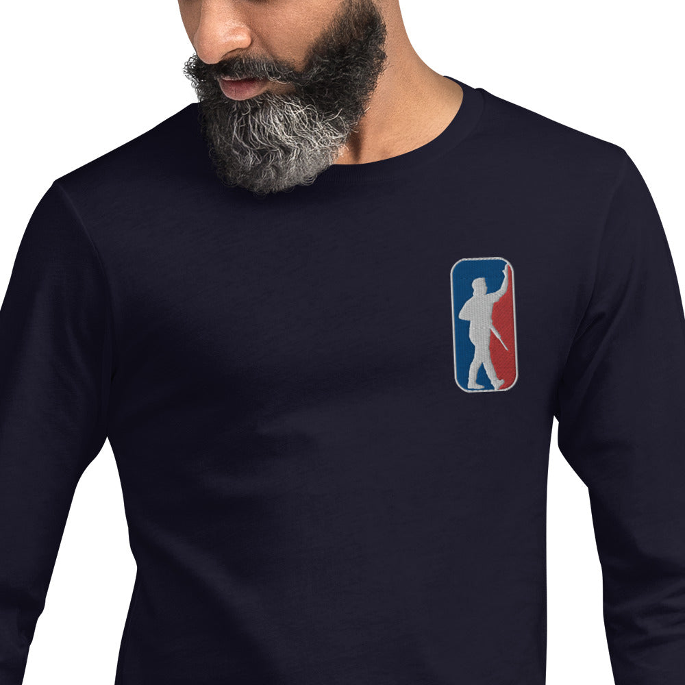 Kyle Walks FAAFO Self Defense Unisex Long Sleeve Embroidered Tee