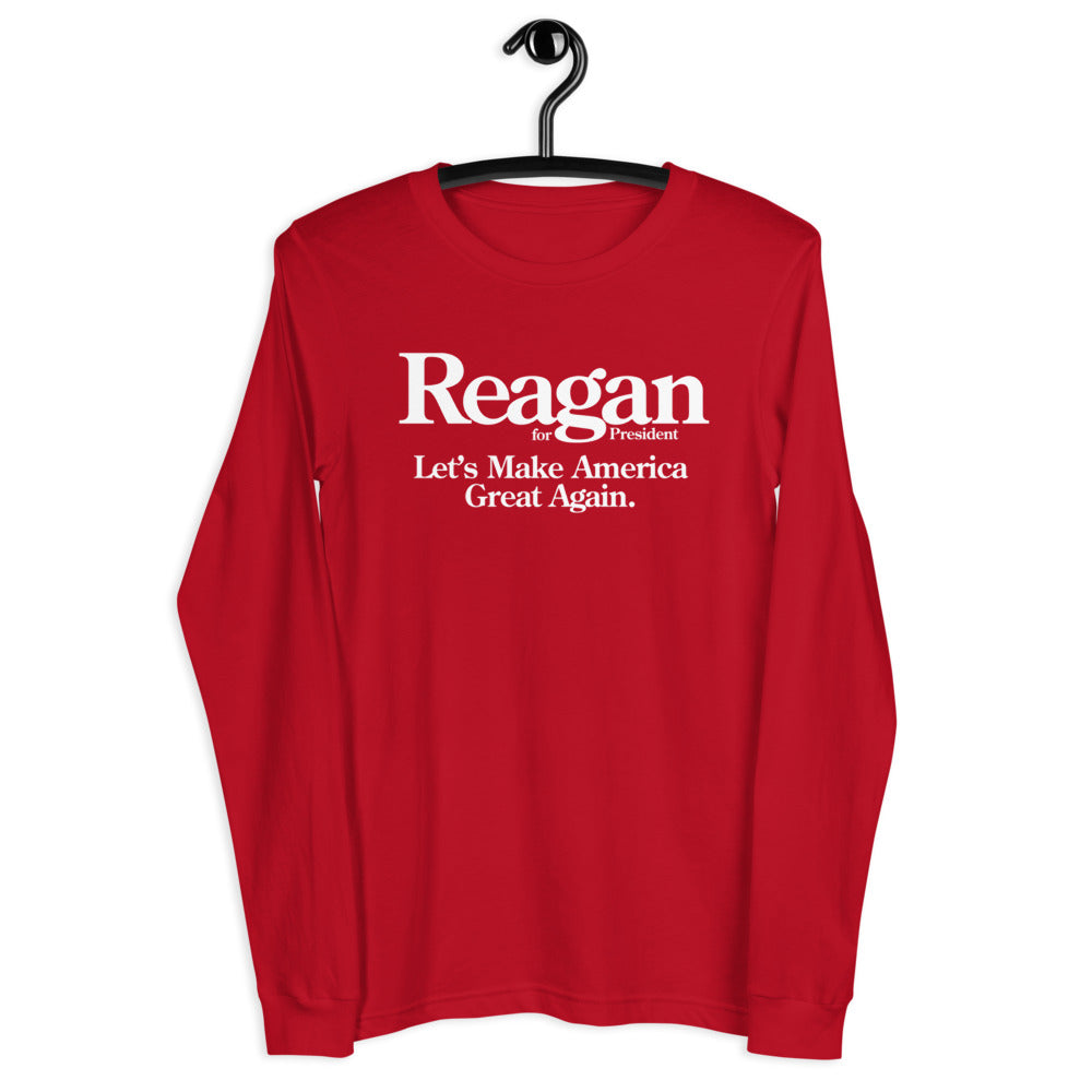 Reagan 1980 Make America Great Again Vintage Long Sleeve T-Shirt