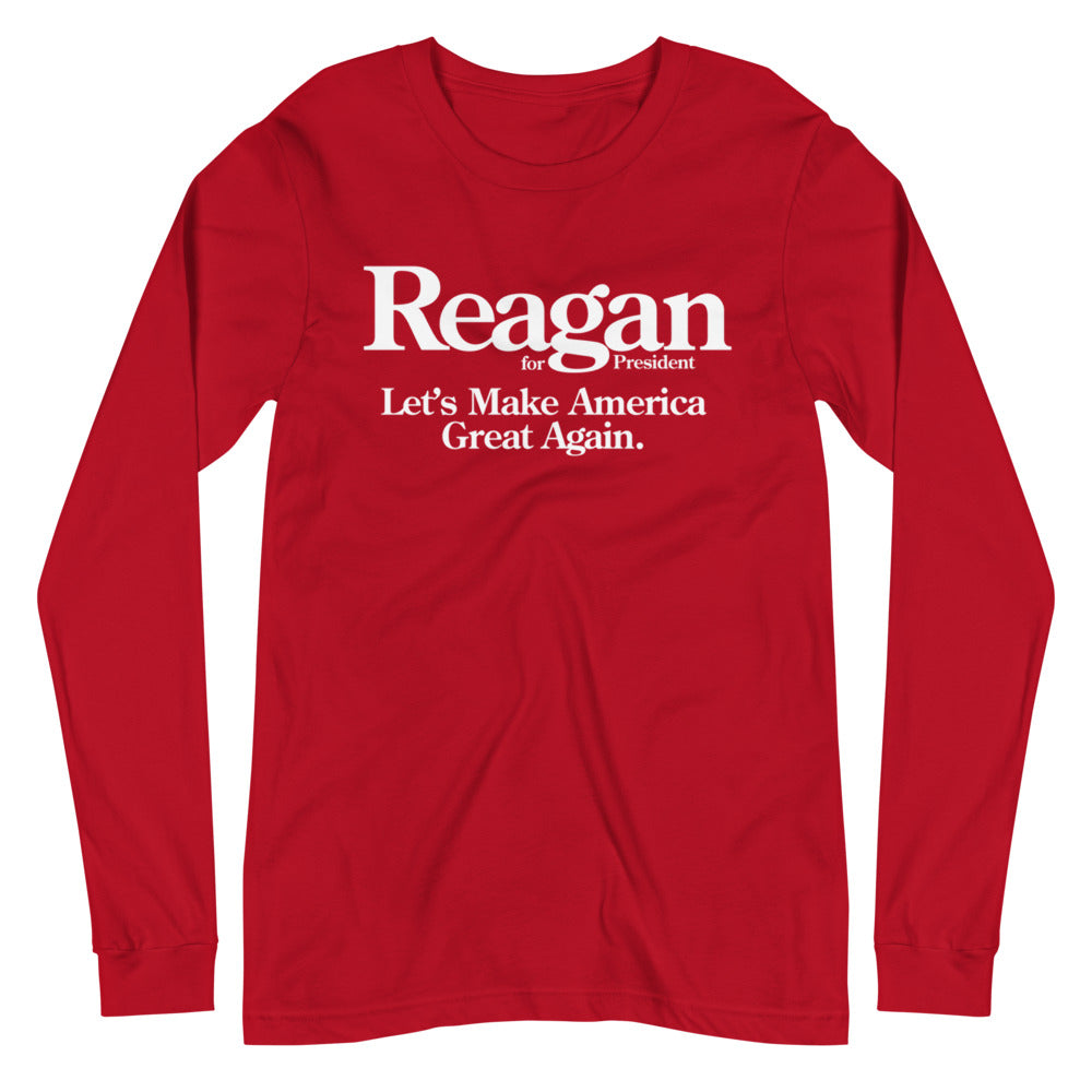 Reagan 1980 Make America Great Again Vintage Long Sleeve T-Shirt
