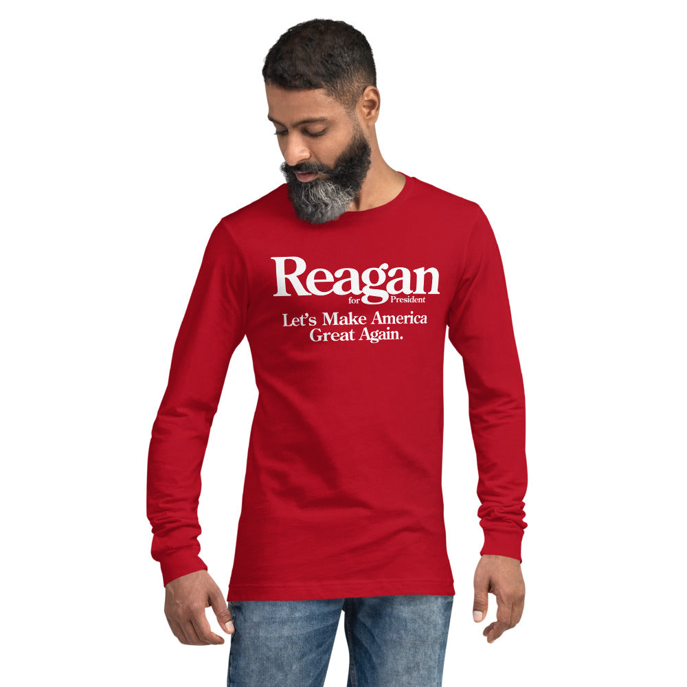 Reagan 1980 Make America Great Again Vintage Long Sleeve T-Shirt